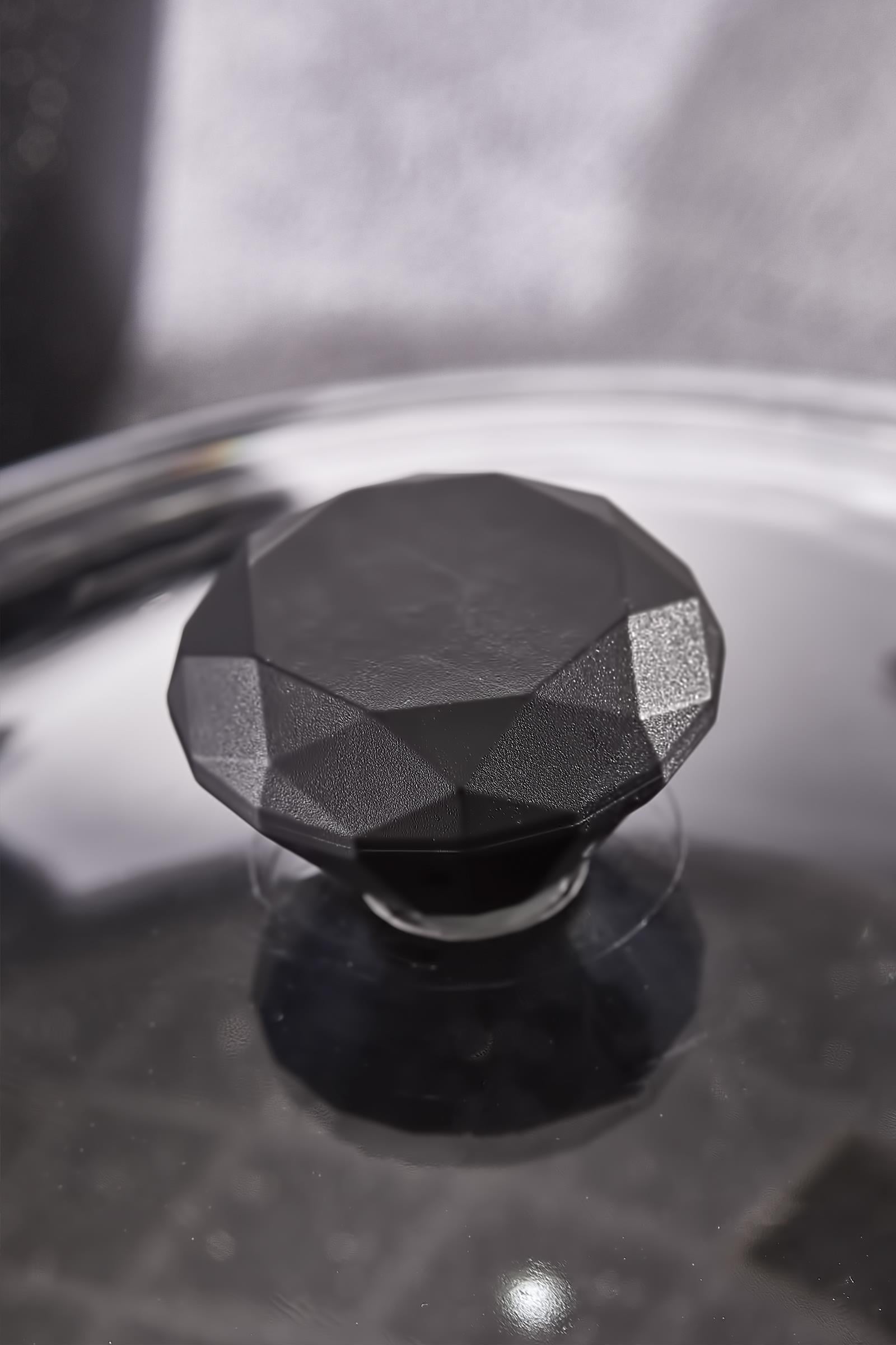 Taç Stone 7 Parça Granit Tencere Seti Siyah