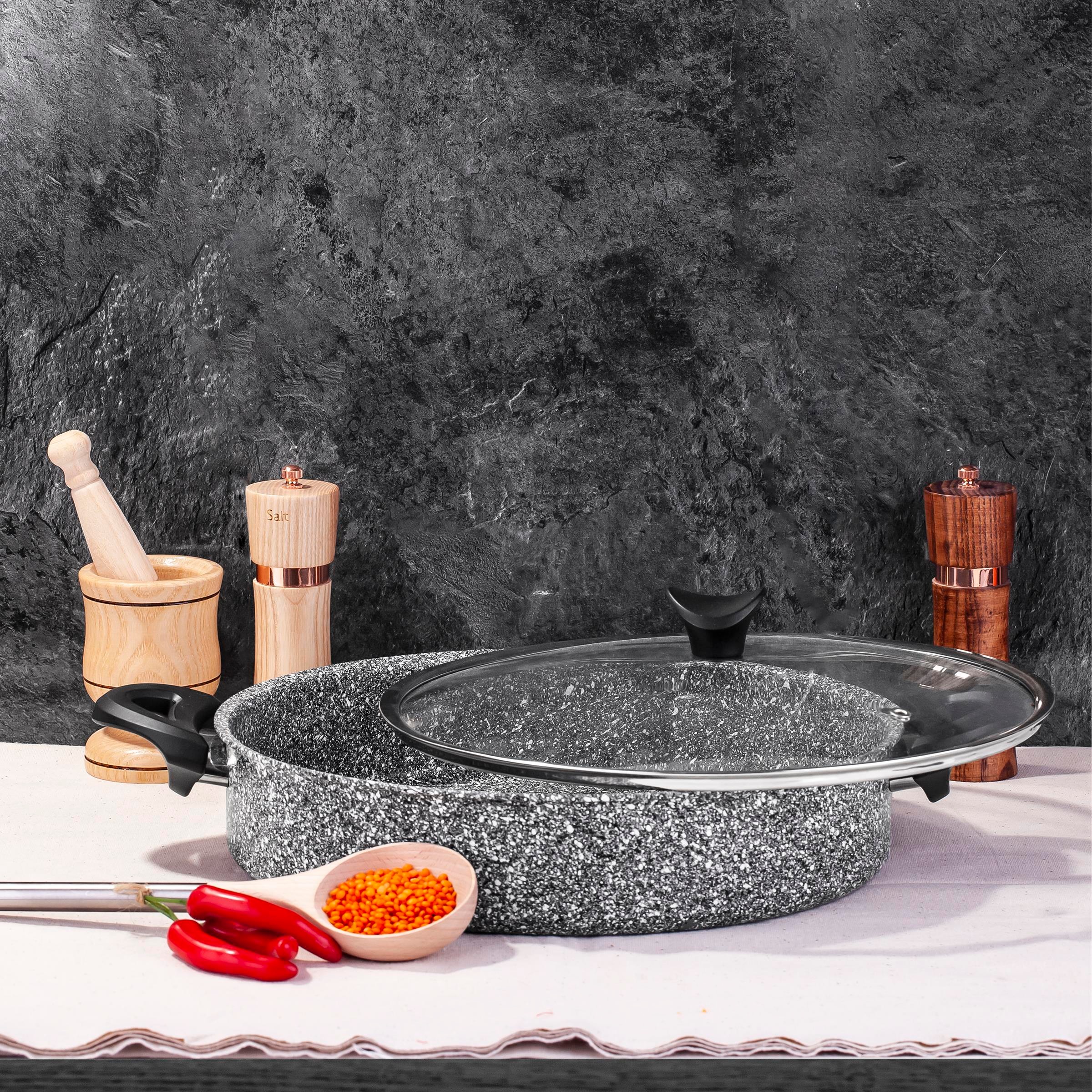 Taç Ultra Granit Basık Tencere 26cm