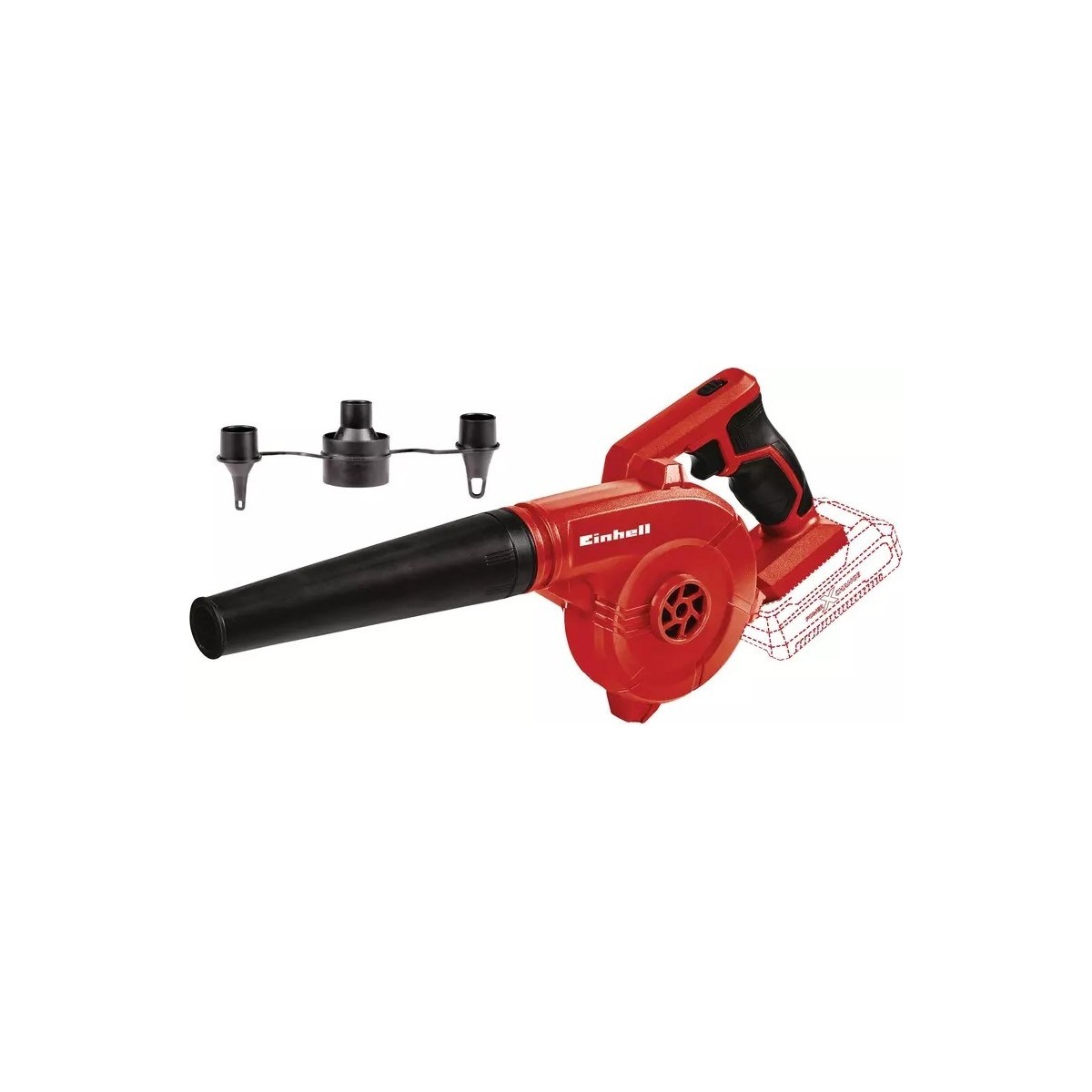  Einhell El Aletleri Einhell 3408001 Kale Kilit  TE-CB 18/180 Li-Solo - Akülü Üfleme