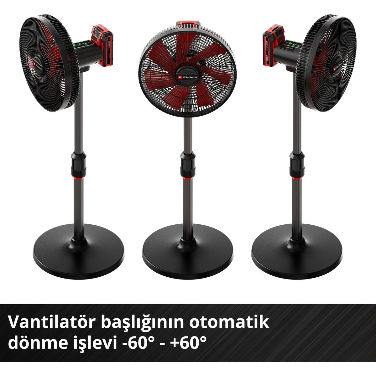  Einhell El Aletleri Einhell 3408071 Kale Kilit  GE-CF 18/320 P Li-Solo - Akülü Vantilatör