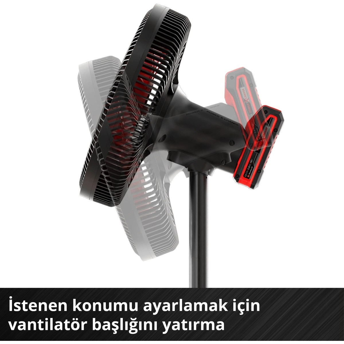  Einhell El Aletleri Einhell 3408071 Kale Kilit  GE-CF 18/320 P Li-Solo - Akülü Vantilatör
