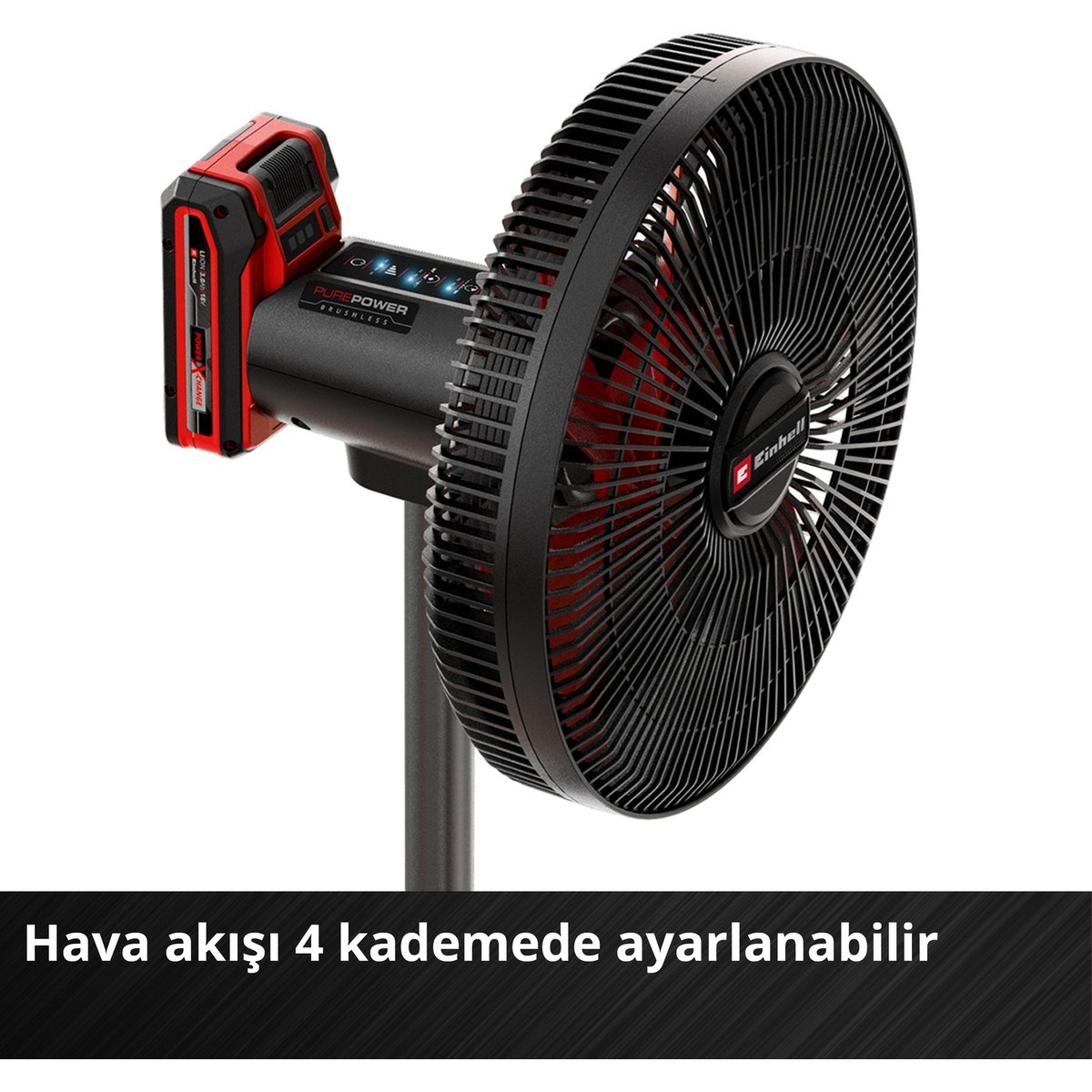  Einhell El Aletleri Einhell 3408071 Kale Kilit  GE-CF 18/320 P Li-Solo - Akülü Vantilatör