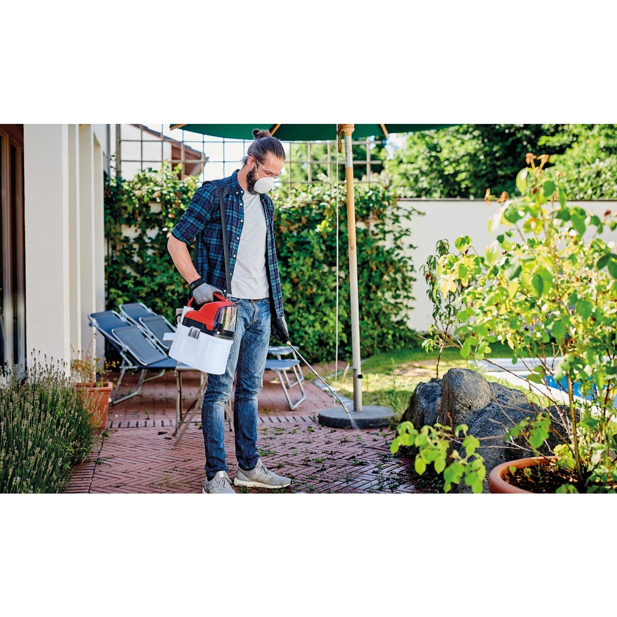 Einhell El Aletleri Einhell 3425220 Kale Kilit  GE-WS 18/75 Li-Solo - Akülü İlaçlama Pompası