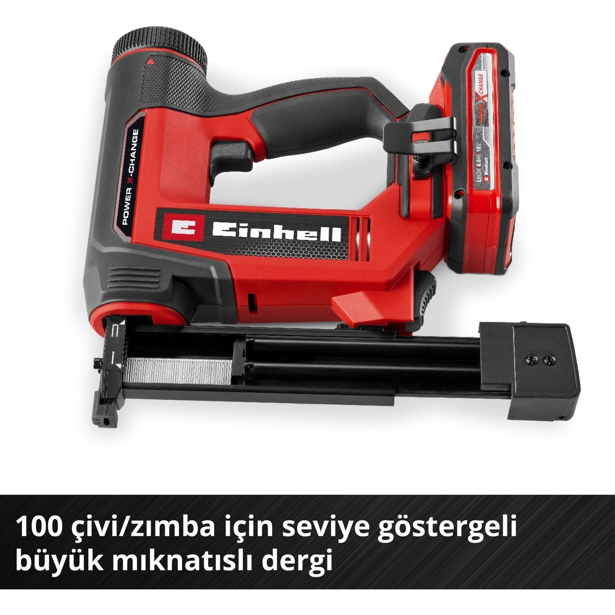 Einhell El Aletleri Einhell 4257800 Kale Kilit  TE-CN 18/32 Li - Solo - Akülü Zımba/Çivi 