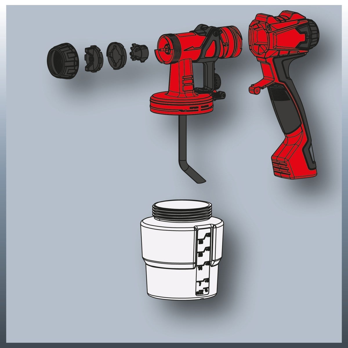  Einhell El Aletleri Einhell 4260020 Kale Kilit  TC-SY 700 S - Sprey Boya Sistemi