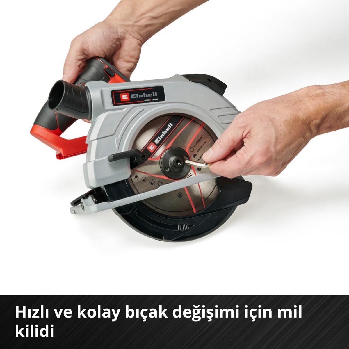  Einhell El Aletleri Einhell 4331210 Kale Kilit  TP-CS 18/190 Li BL - Solo - Akülü Daire Testere