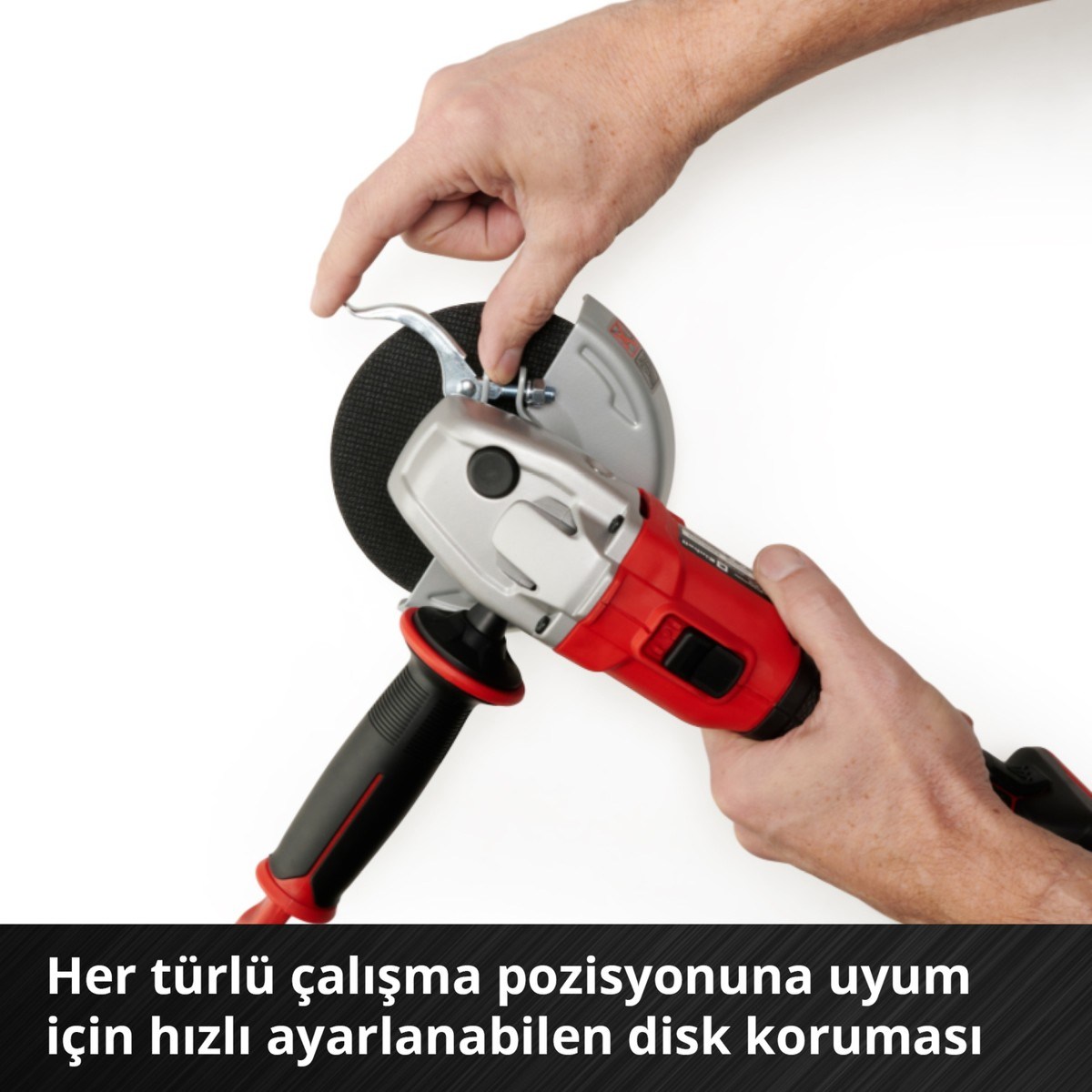  Einhell El Aletleri Einhell 4431140 Kale Kilit  AXXIO 18/125 - Akülü Avuç Taşlama