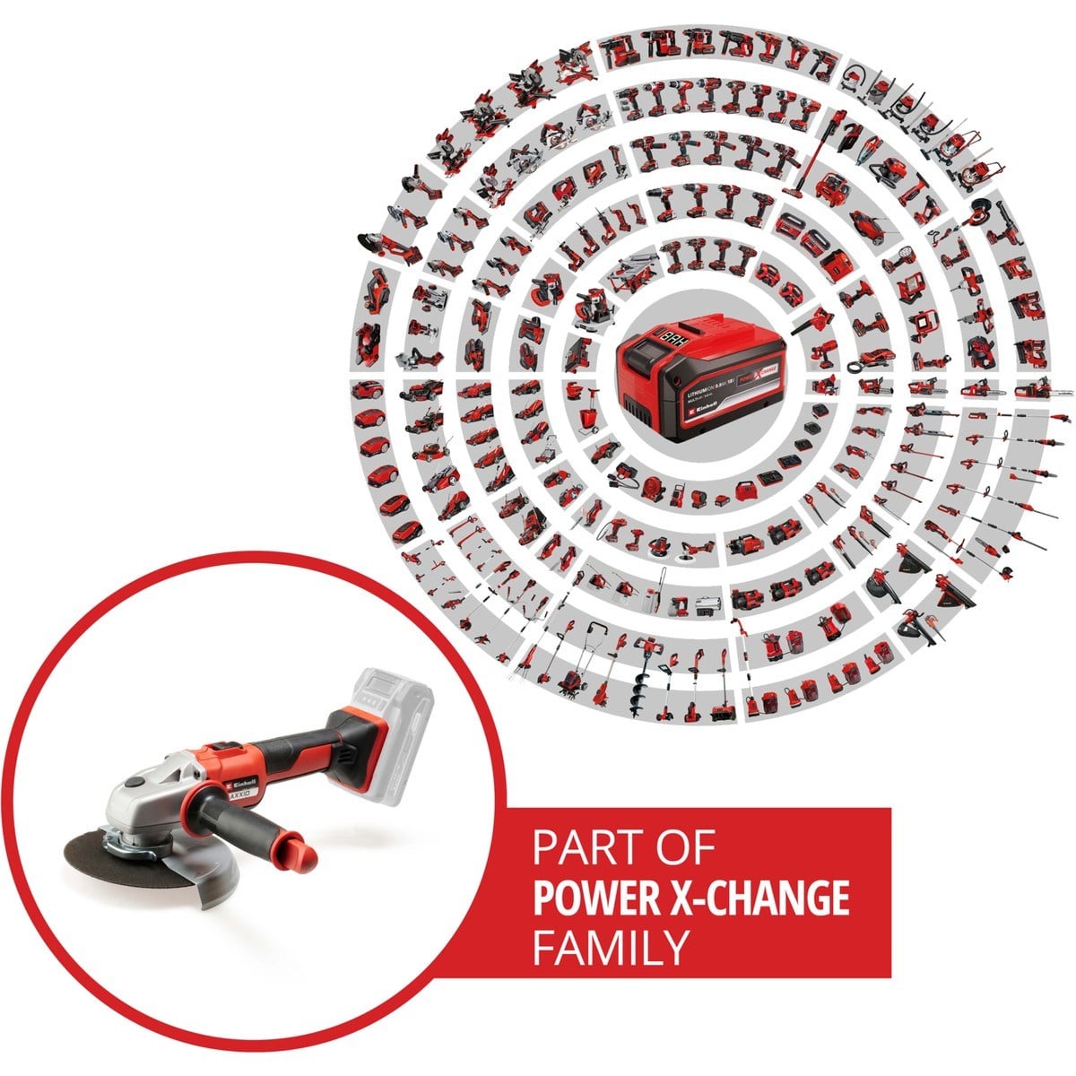  Einhell El Aletleri Einhell 4431144 Kale Kilit  AXXIO 18/150 - Akülü Avuç Taşlama