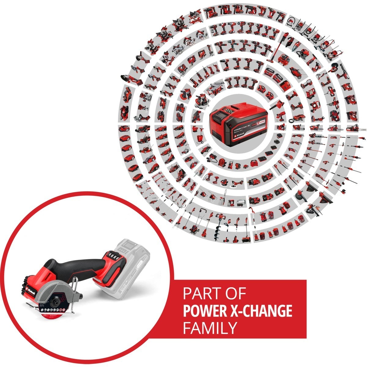  Einhell El Aletleri Einhell 4432000 Kale Kilit  TP-CO 18/76-C Li BL - Solo - Akülü Avuç Taşlama 