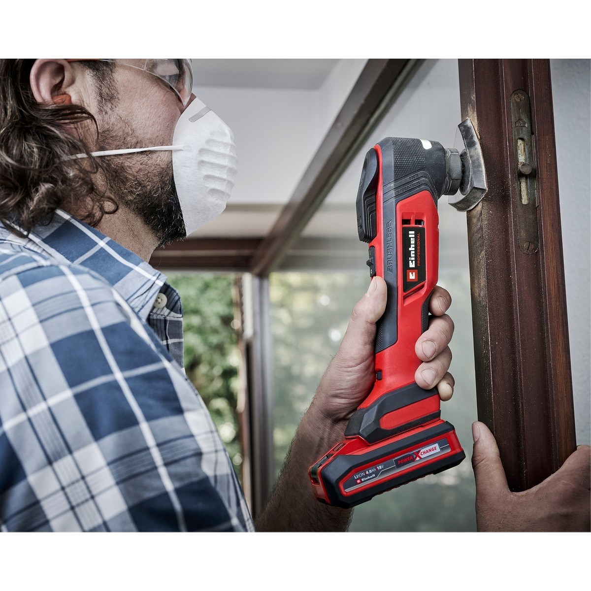  Einhell El Aletleri Einhell 4465190 Kale Kilit  TP-MG 18 Li BL - Solo - Akülü Raspalama Makinesi