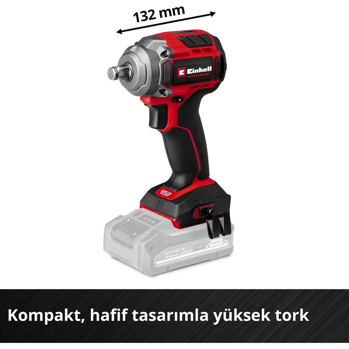  Einhell El Aletleri Einhell 4510055 Kale Kilit  TP-CW 18/350-C Li BL - Solo - Akülü Darb. Somun Sık-Kömürsüz 