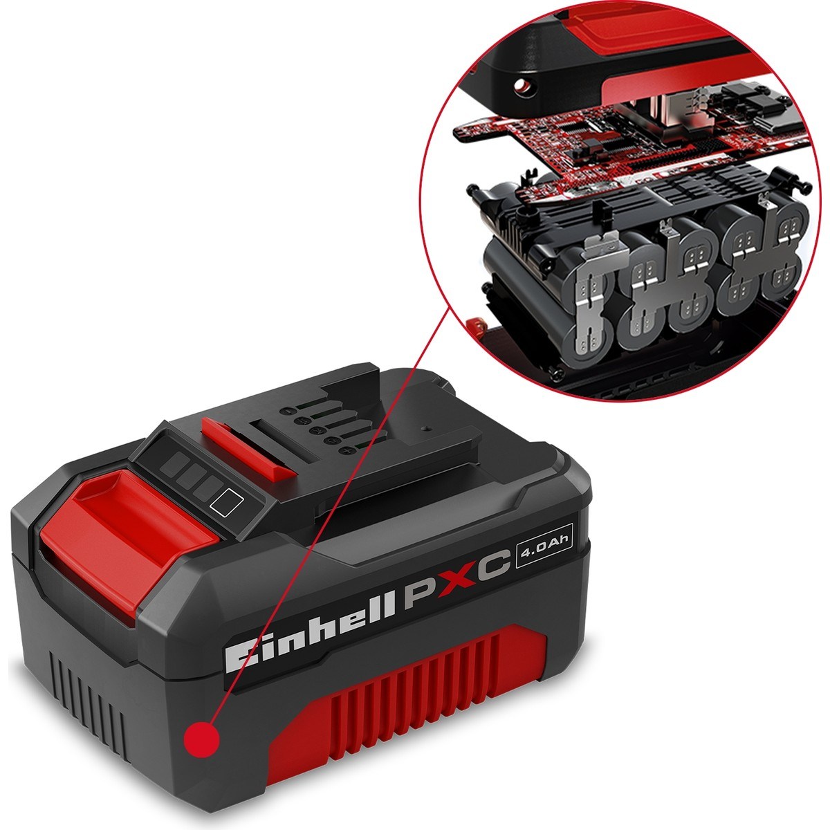  Einhell El Aletleri Einhell 4511489 Kale Kilit  2x18V 4,0Ah PXC-Twinpack CB C1 - Akü Battery
