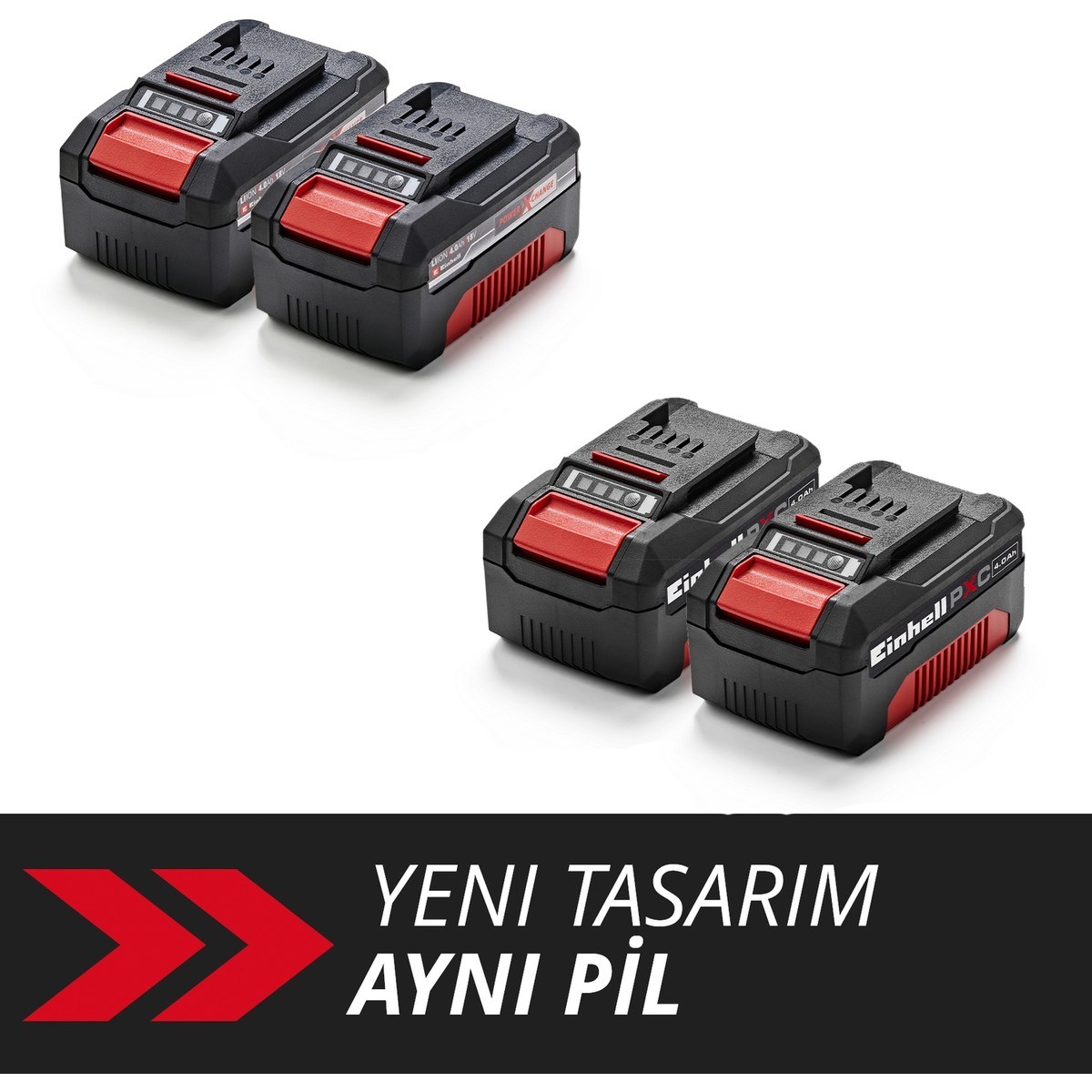  Einhell El Aletleri Einhell 4511489 Kale Kilit  2x18V 4,0Ah PXC-Twinpack CB C1 - Akü Battery