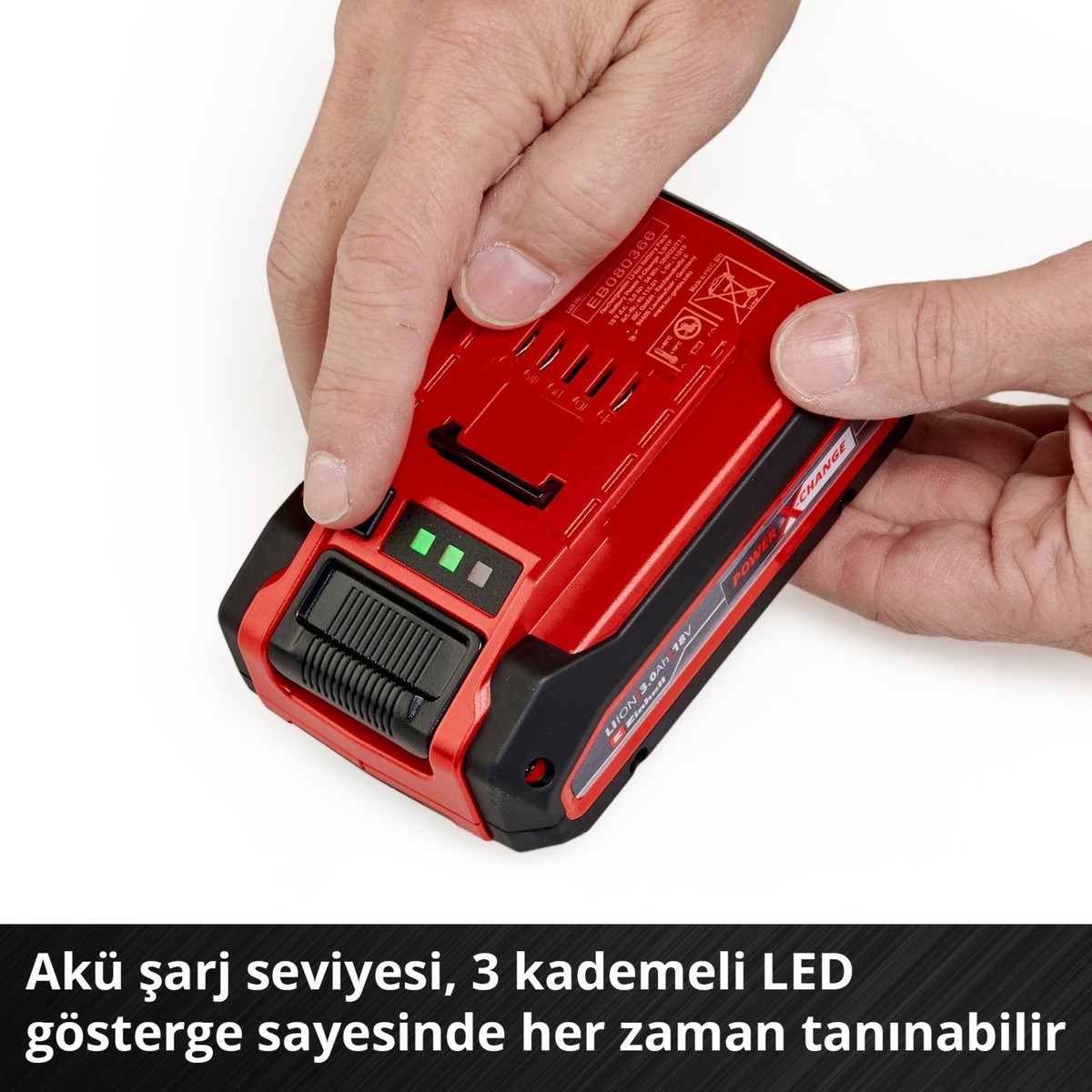  Einhell El Aletleri Einhell 4511501 Kale Kilit  PXC+ 18V 3,0Ah - Akü Battery
