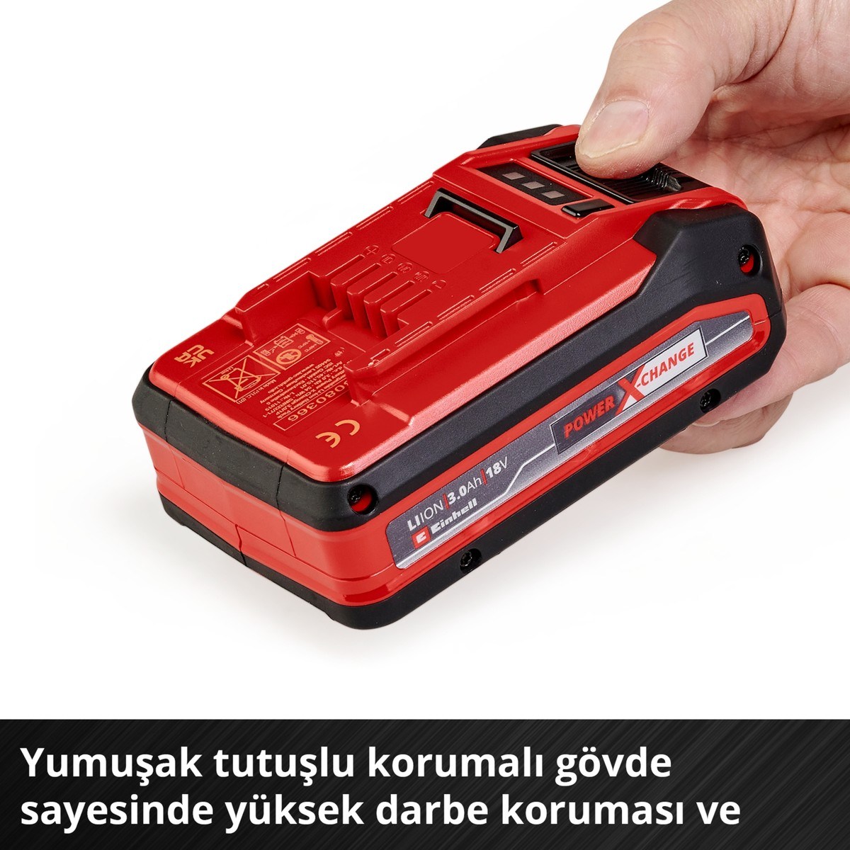  Einhell El Aletleri Einhell 4511501 Kale Kilit  PXC+ 18V 3,0Ah - Akü Battery