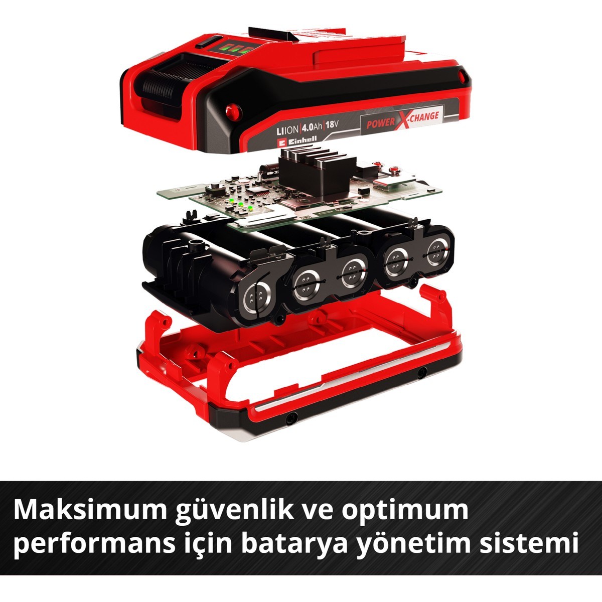  Einhell El Aletleri Einhell 4511501 Kale Kilit  PXC+ 18V 3,0Ah - Akü Battery