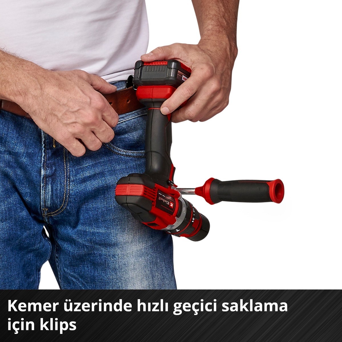  Einhell El Aletleri Einhell 4513926 Kale Kilit  TE-CD 18/48 Li-i-Solo - Akülü Darbeli Vidalama 