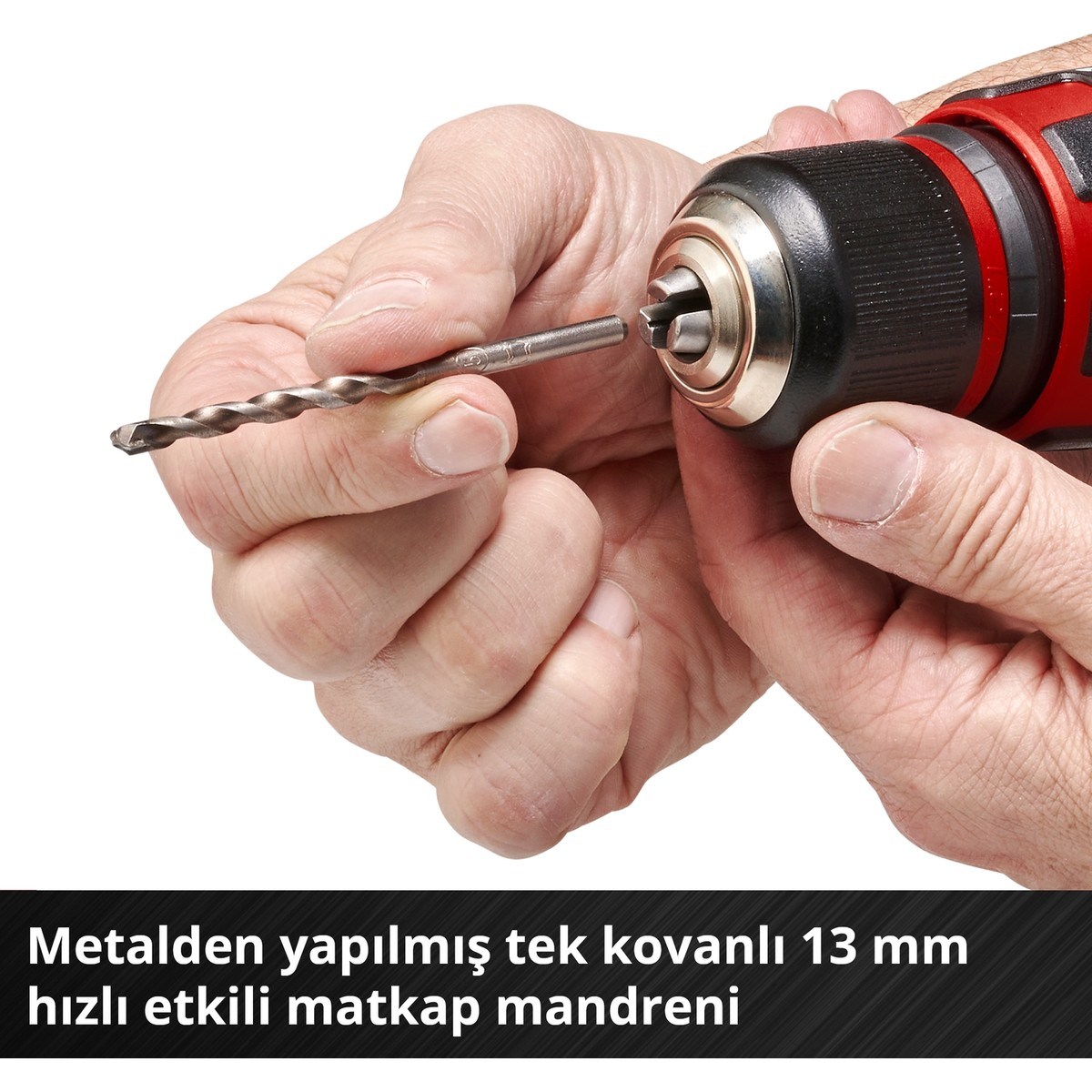  Einhell El Aletleri Einhell 4513926 Kale Kilit  TE-CD 18/48 Li-i-Solo - Akülü Darbeli Vidalama 