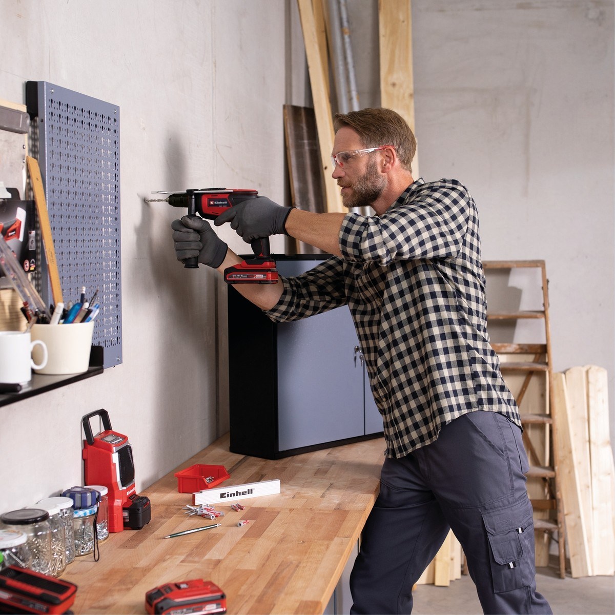  Einhell El Aletleri Einhell 4513960 Kale Kilit  TE-ID 18 Li - Solo - Akülü Matkap