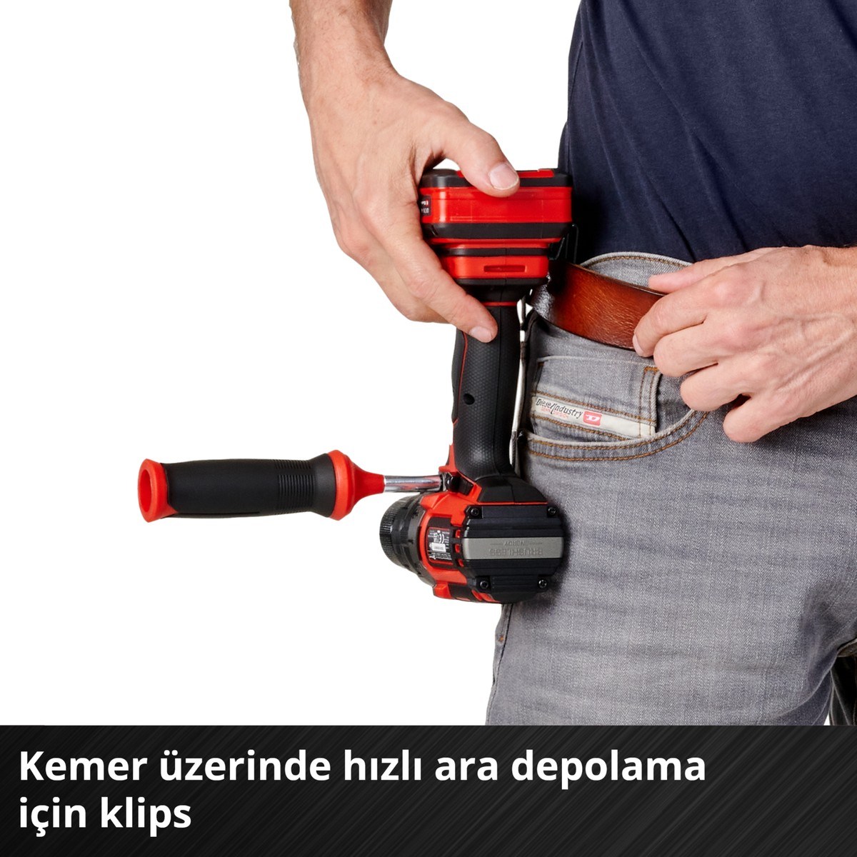  Einhell El Aletleri Einhell 4514205 Kale Kilit  TP-CD 18/60 Li- i BL Solo - Akülü Darbeli Vidalama