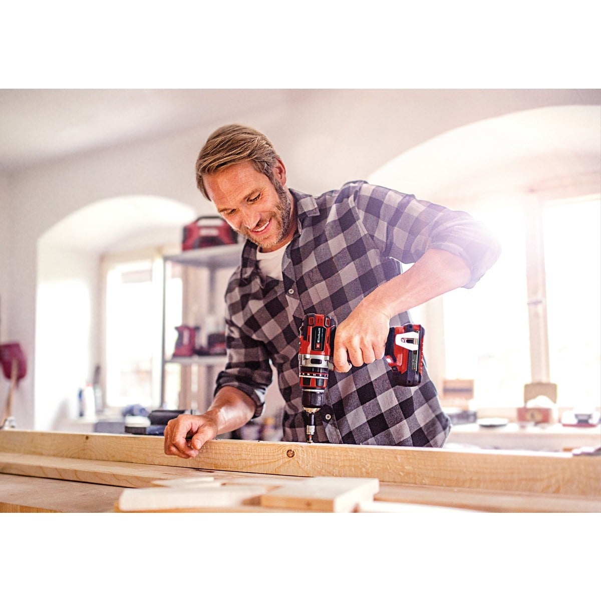 Einhell El Aletleri Einhell 4514209 Kale Kilit  TP-18V Twin Pack BL - Akülü Darbeli Vidalama Set 