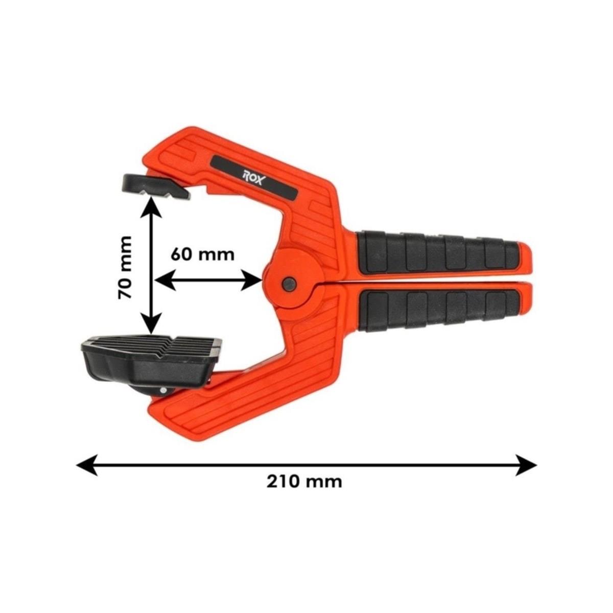  Rox Wood Rox 153ROX0150 Kale Kilit  ROX YAYLI MANDAL SU TERAZİLİ İŞKENCE 70MM