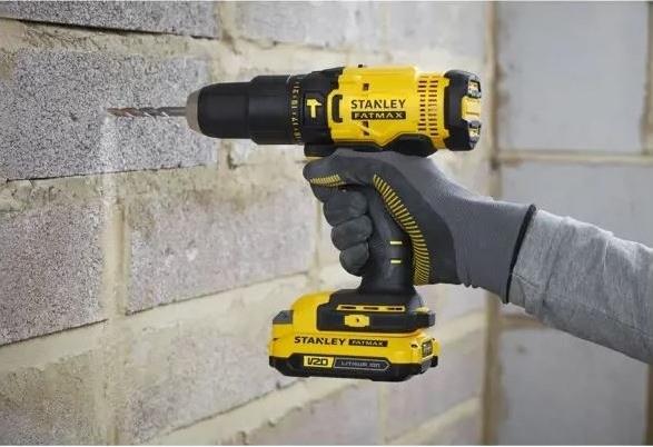 Stanley Fatmax SCD718D2K 18V 2.0AH V20 Çift Akülü Darbeli Matkap
