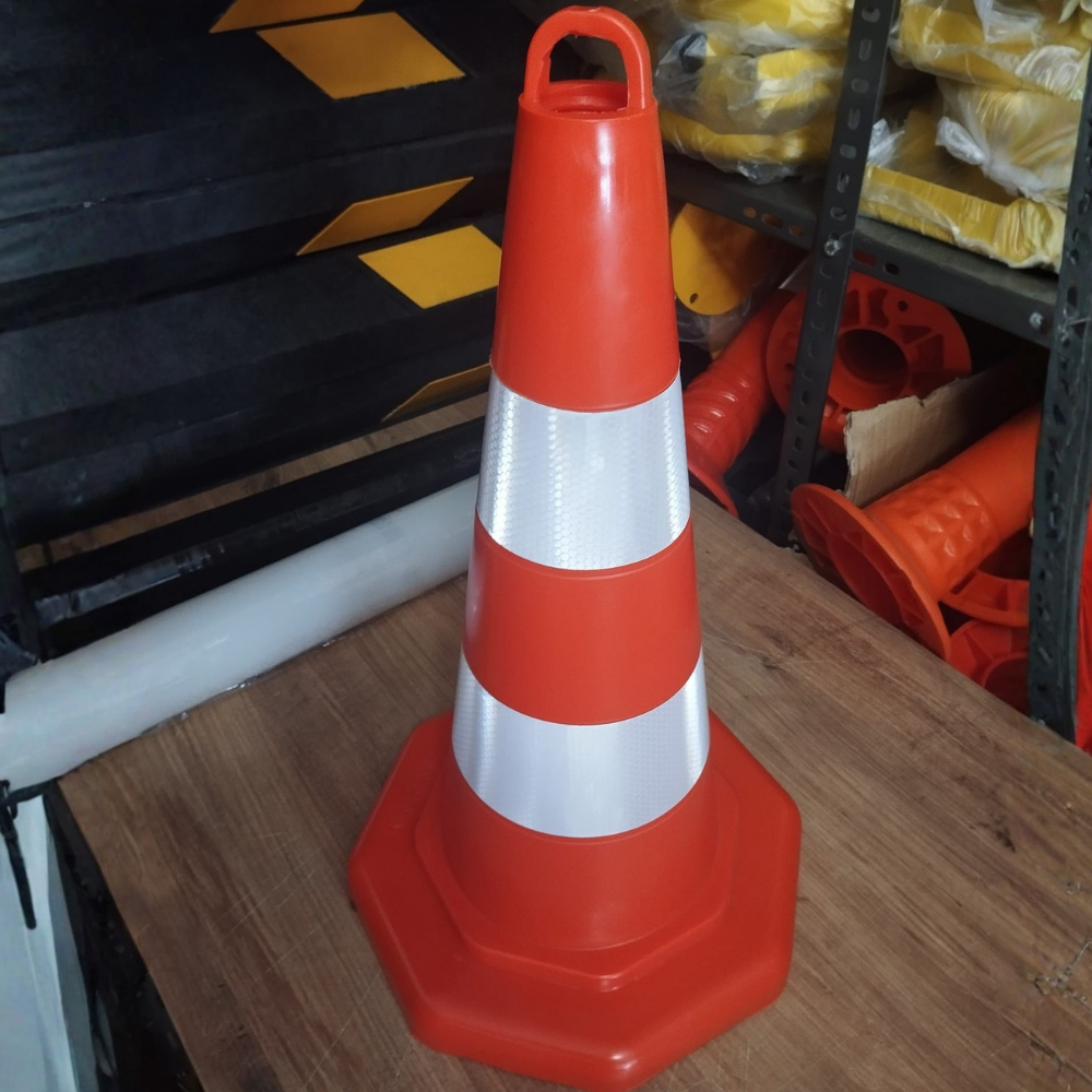 50 Cm Sekizgen Tabanlı Koni Eko 2 Reflektif