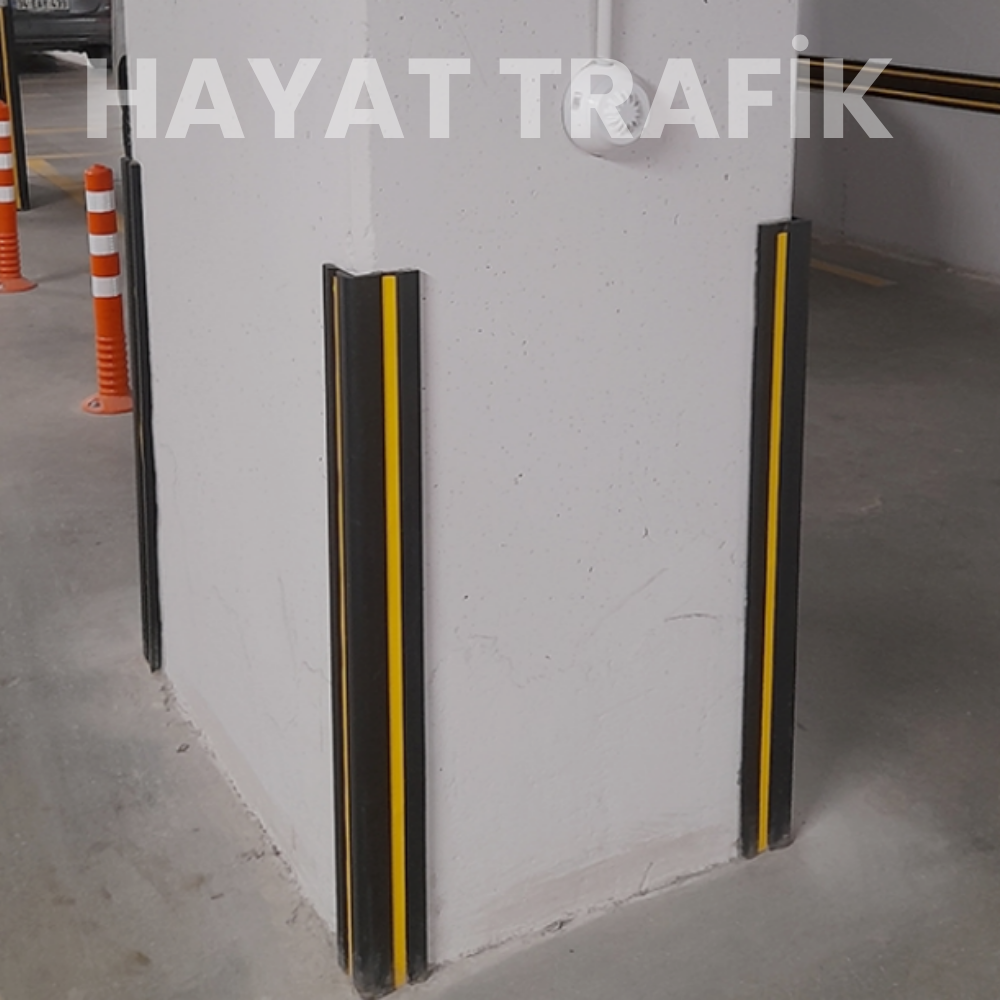 Metal Profilli TPE Köşe Kolon Koruma 300x10x10 cm