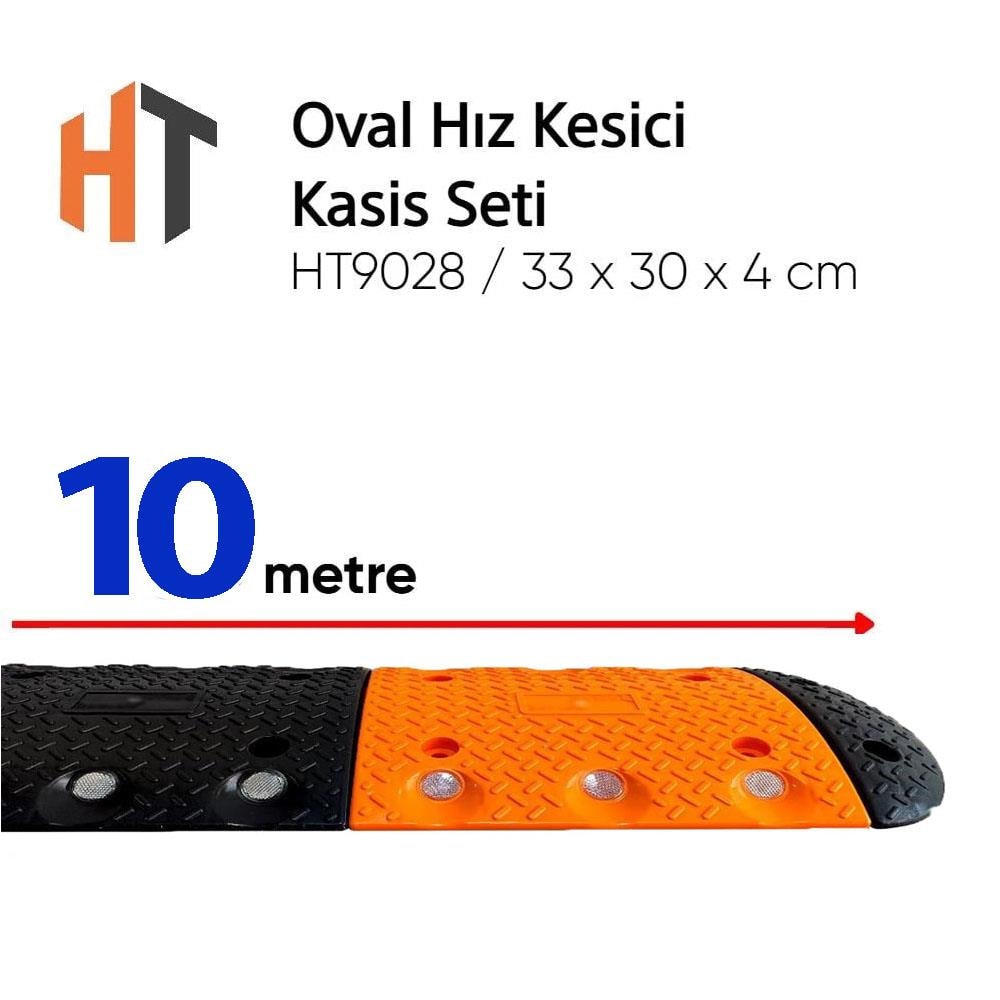 Oval Hız Kesici, Kasis Seti 10 metre