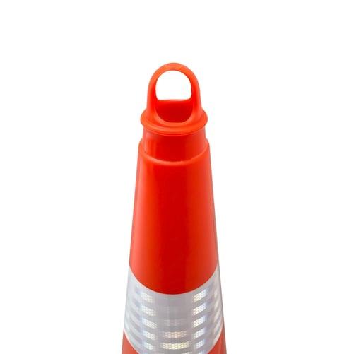 PVC Trafik Konisi 90 cm Çift Reflektifli Trafik Dubası