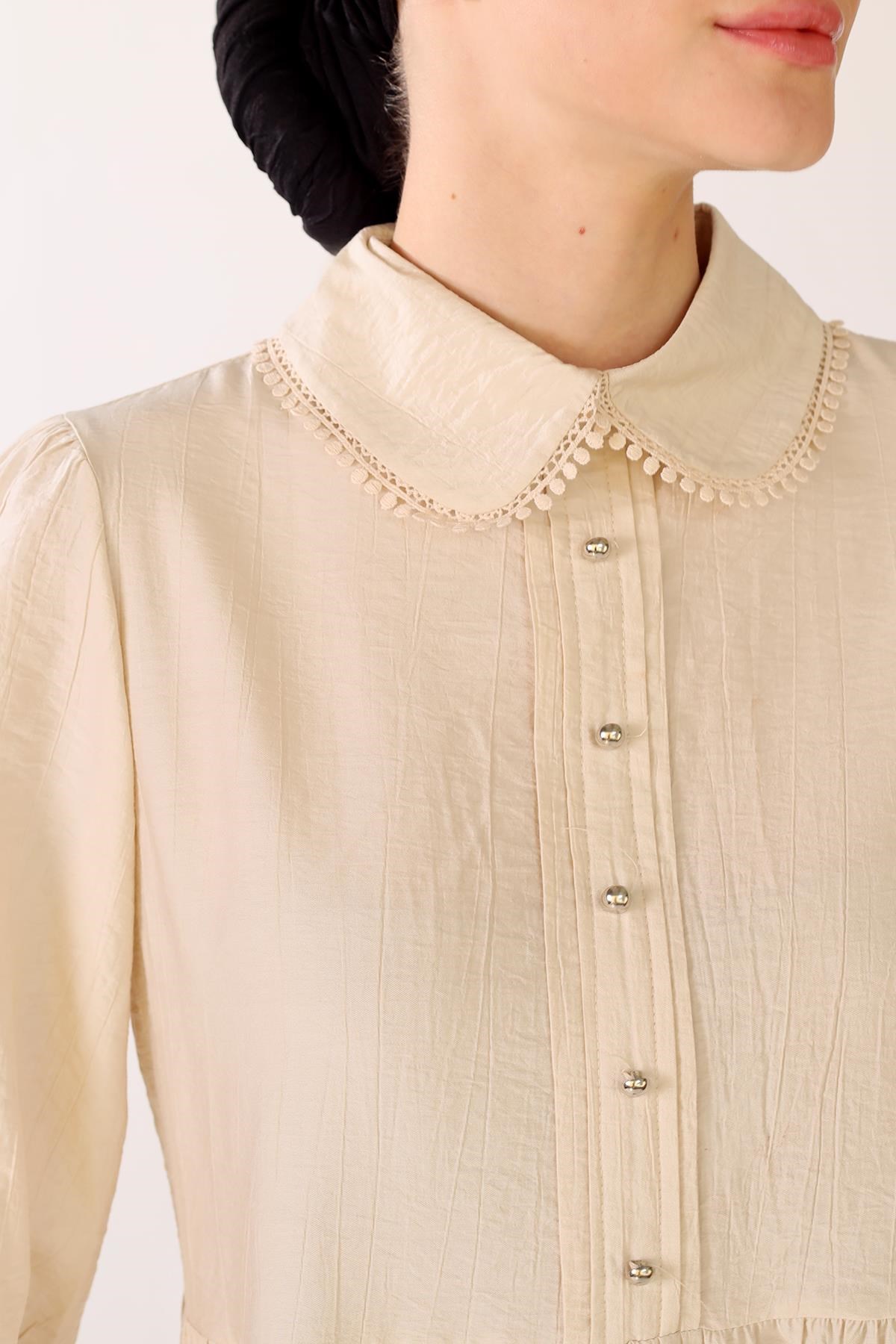 Bej Bebe Yaka Tunik 4069A