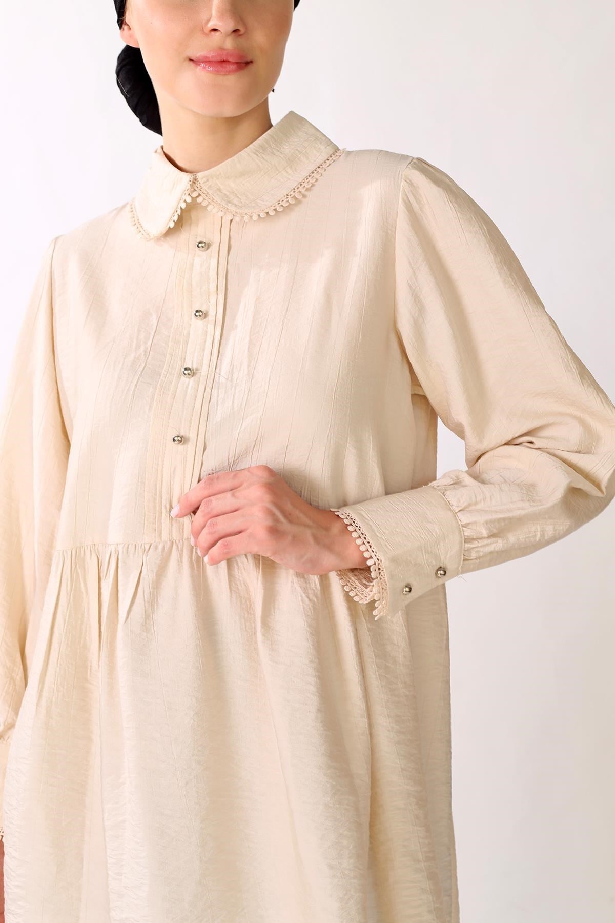 Bej Bebe Yaka Tunik 4069A