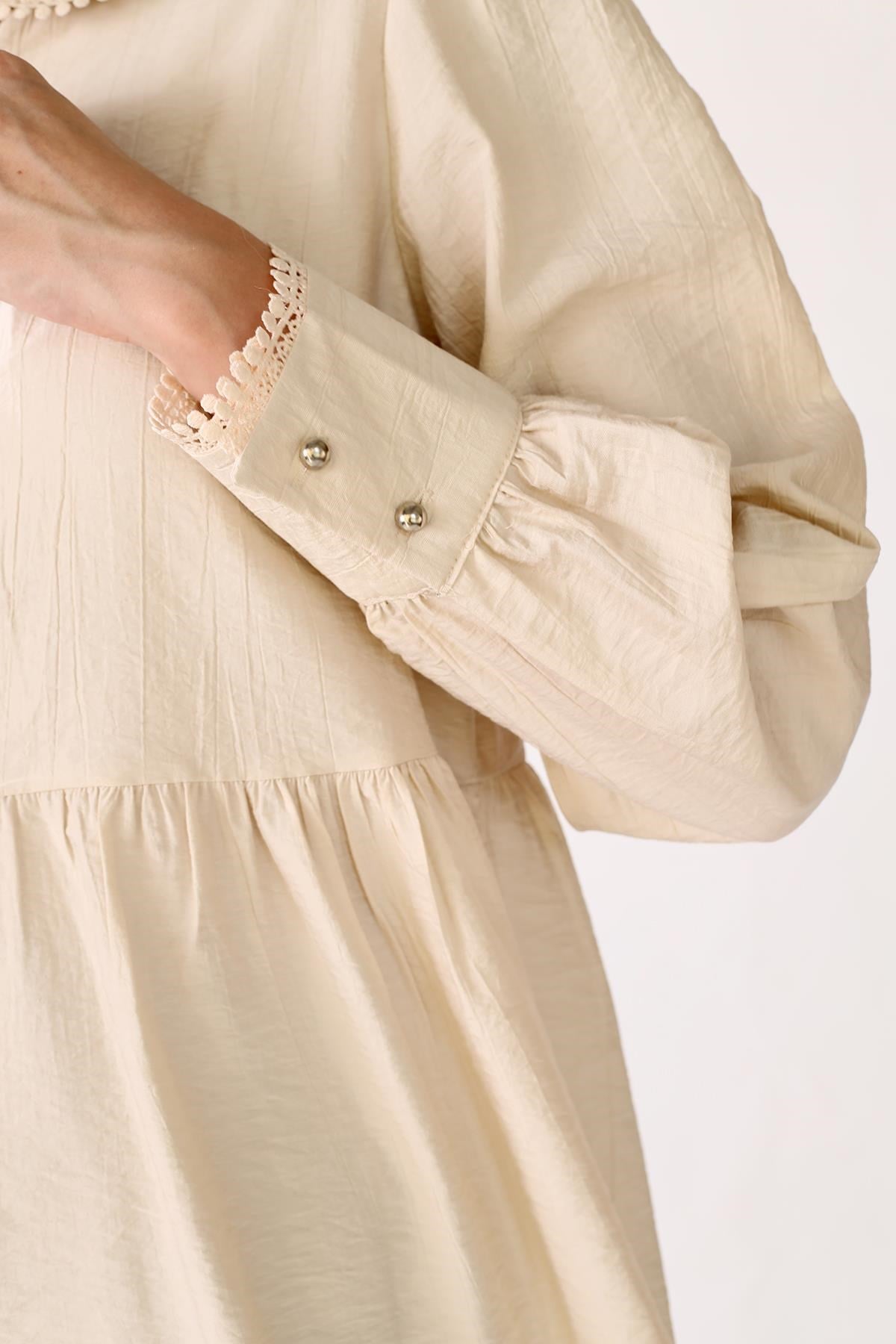 Bej Bebe Yaka Tunik 4069A