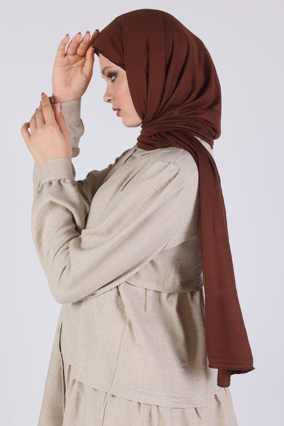 Bej Kat Kat Detay Tunik 6765A