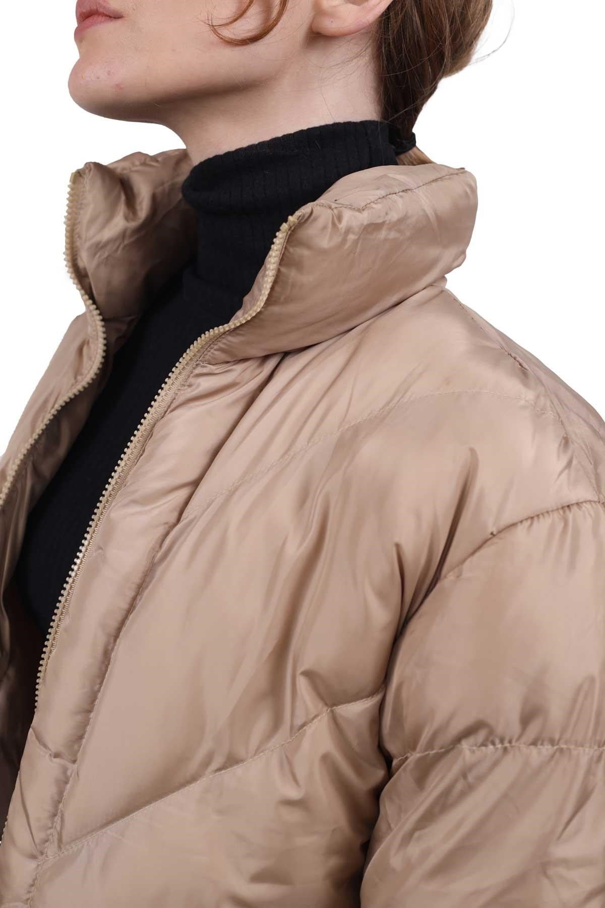Bej Şişme Mont 3005