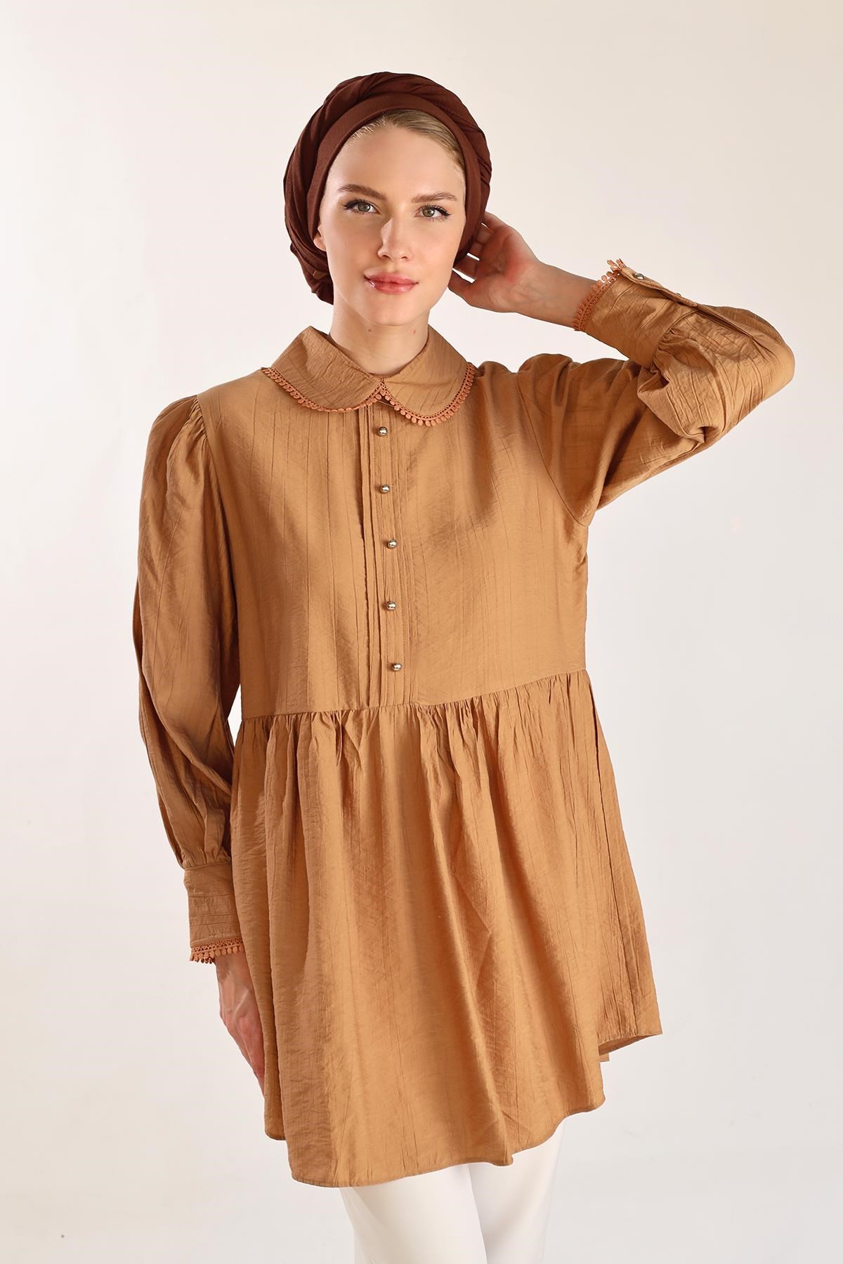Bisküvi Bebe Yaka Tunik 4069A