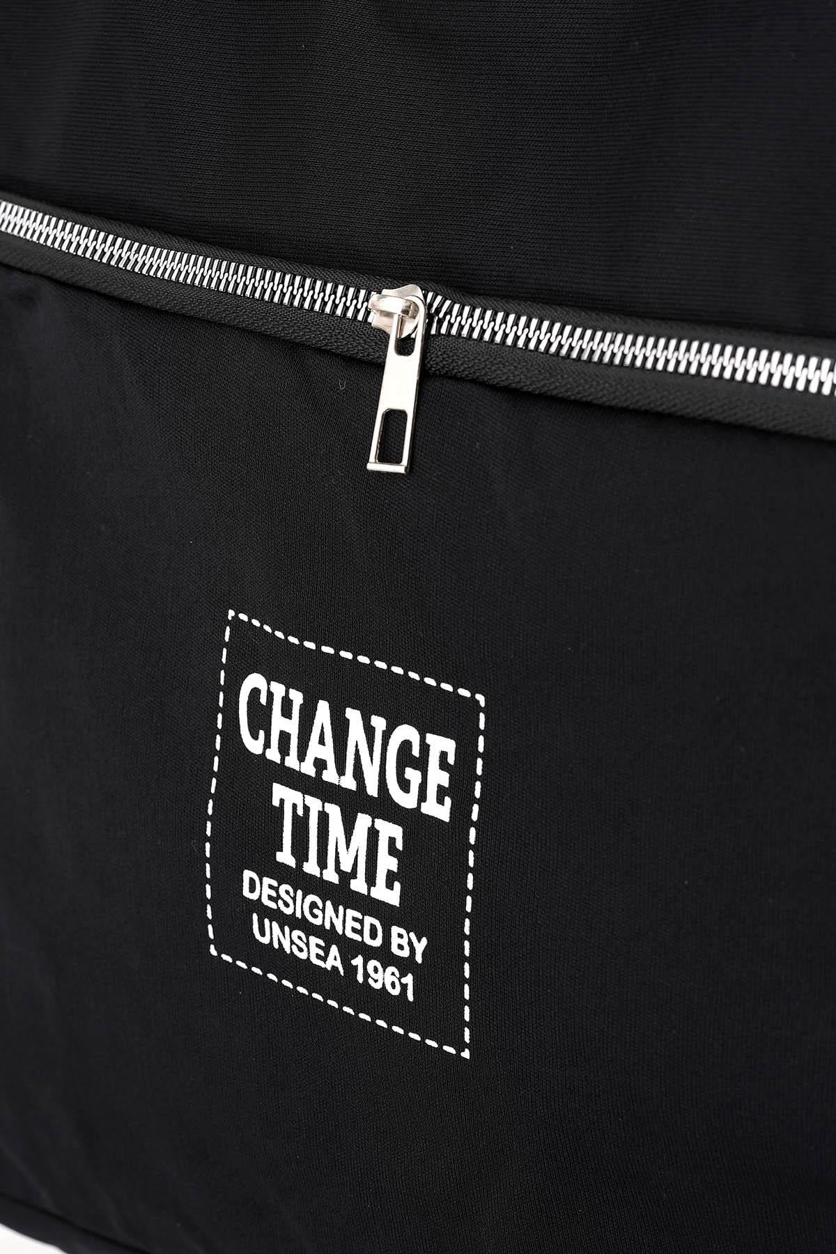 Change Time Baskı Çanta - 9111 Siyah