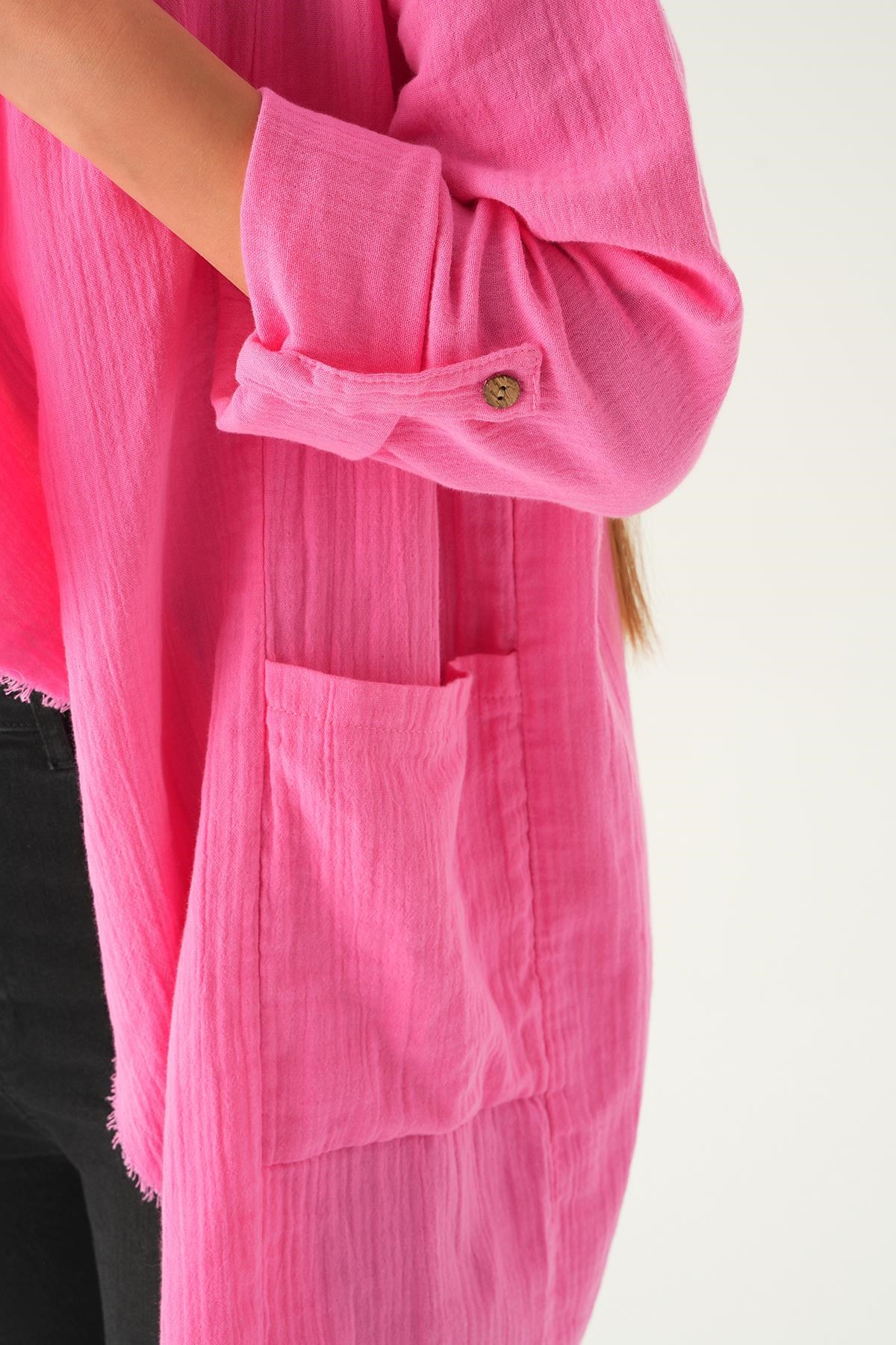 Fuşya Salaş Kimono 1076