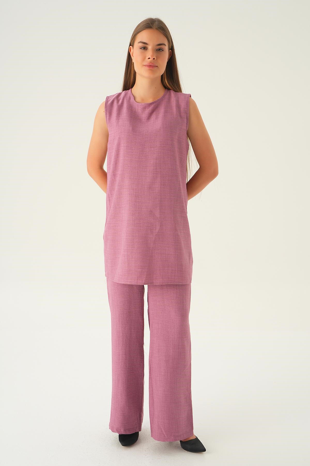 Gül 3'lü Kimono Takım 4018A