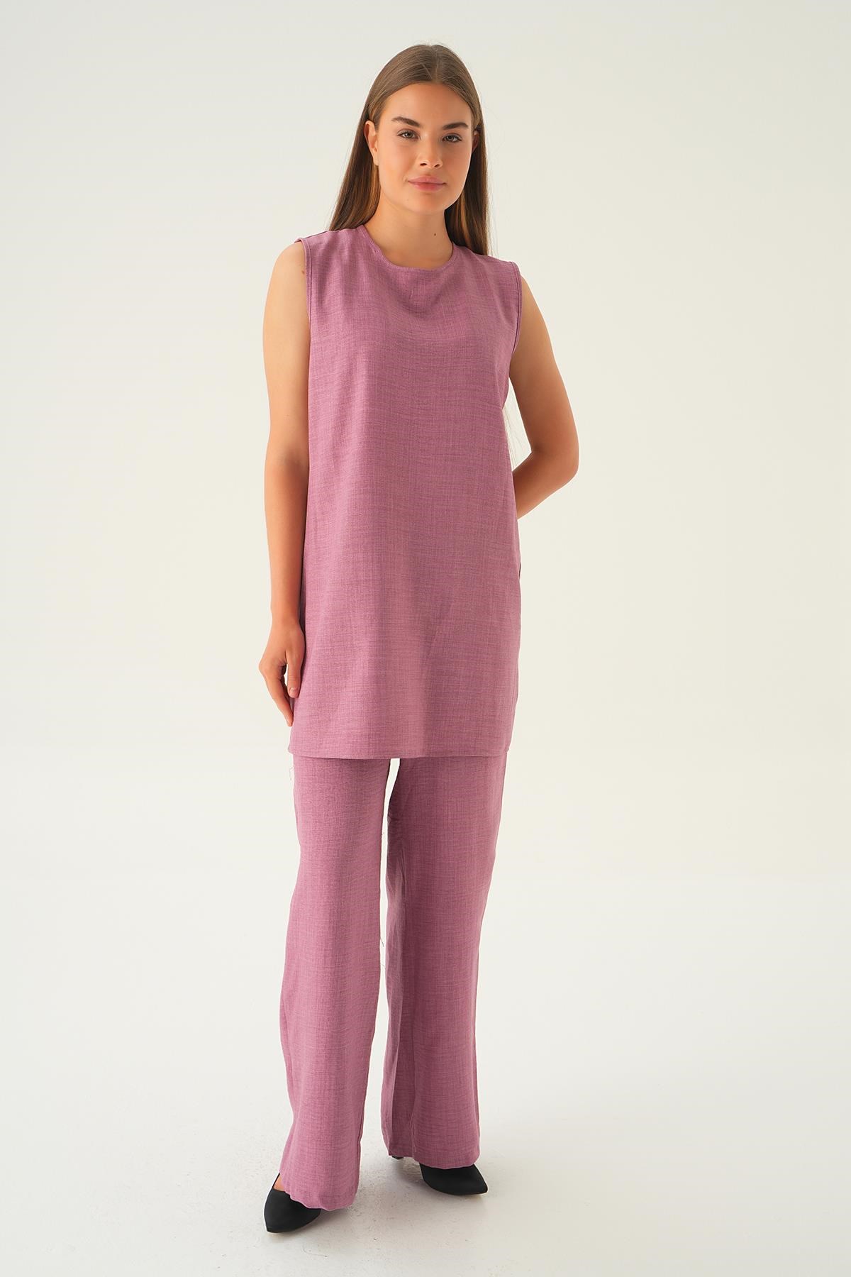 Gül 3'lü Kimono Takım 4018A