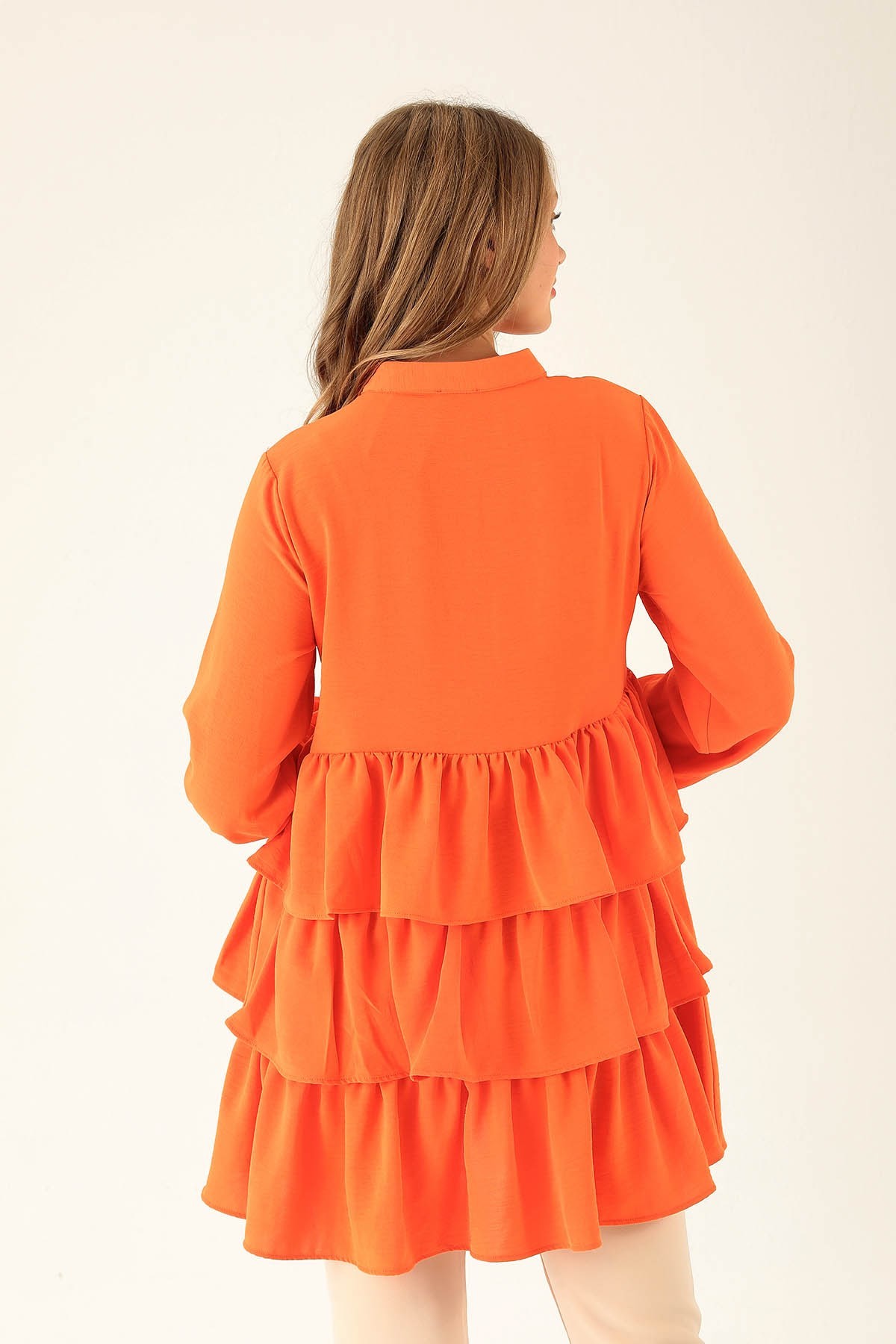 Kat Kat Detaylı Tunik - 6470A Orange