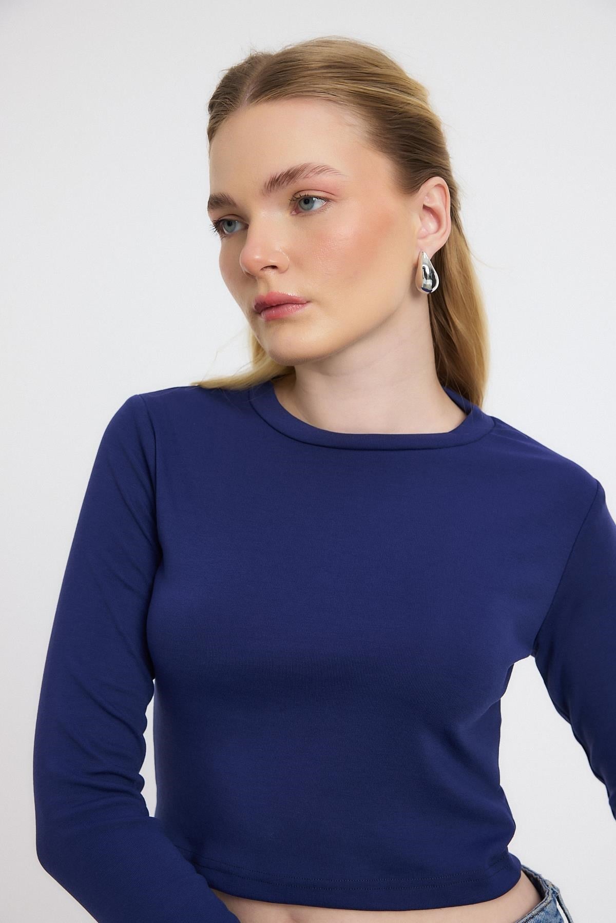 Laci Bisiklet Yaka Bluz 2132