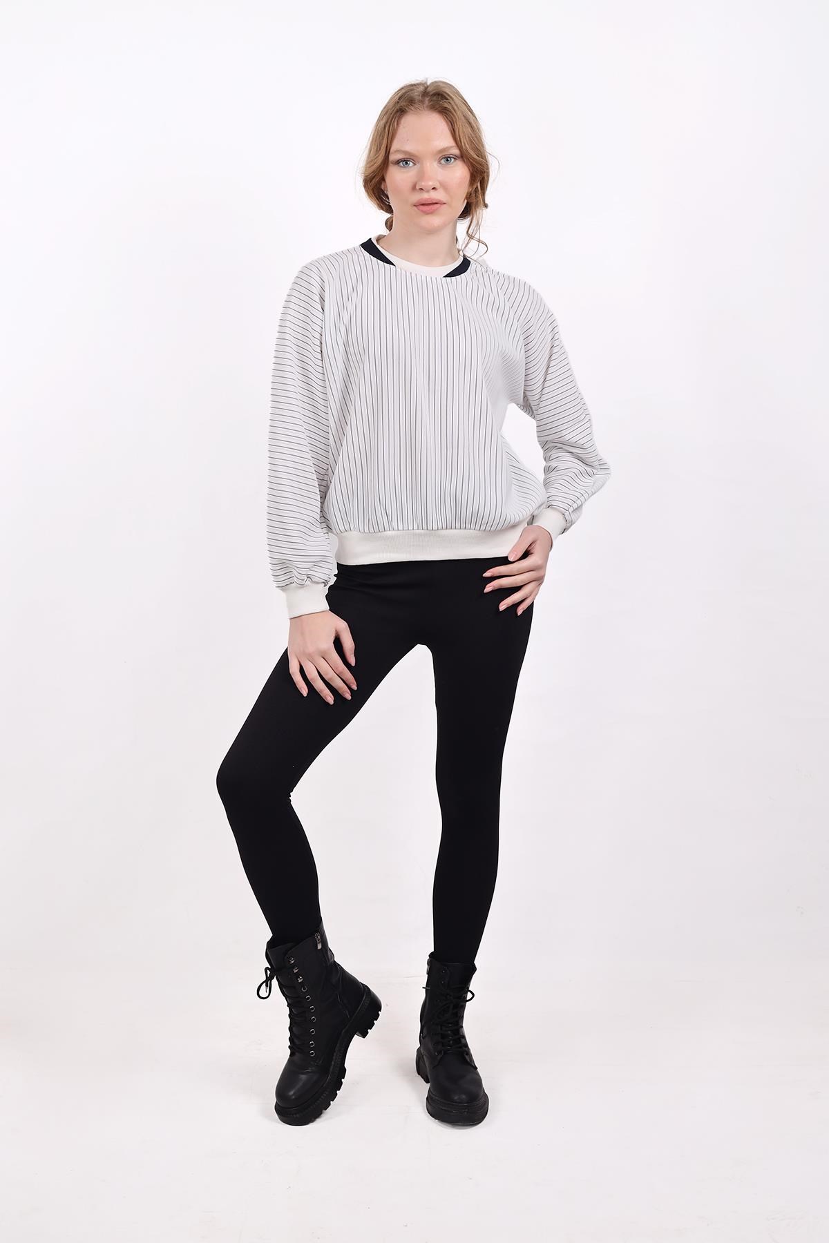 Laci Bisiklet Yaka Sweat 9166M