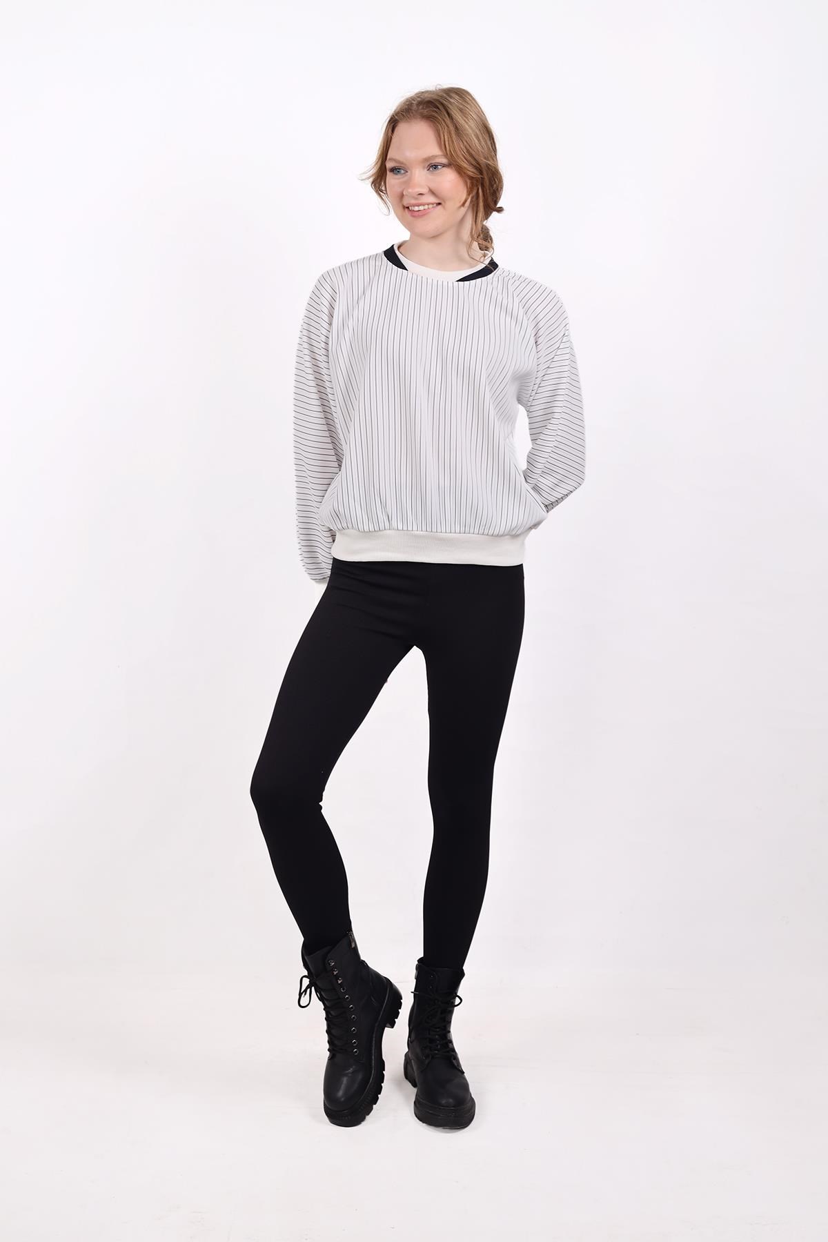 Laci Bisiklet Yaka Sweat 9166M