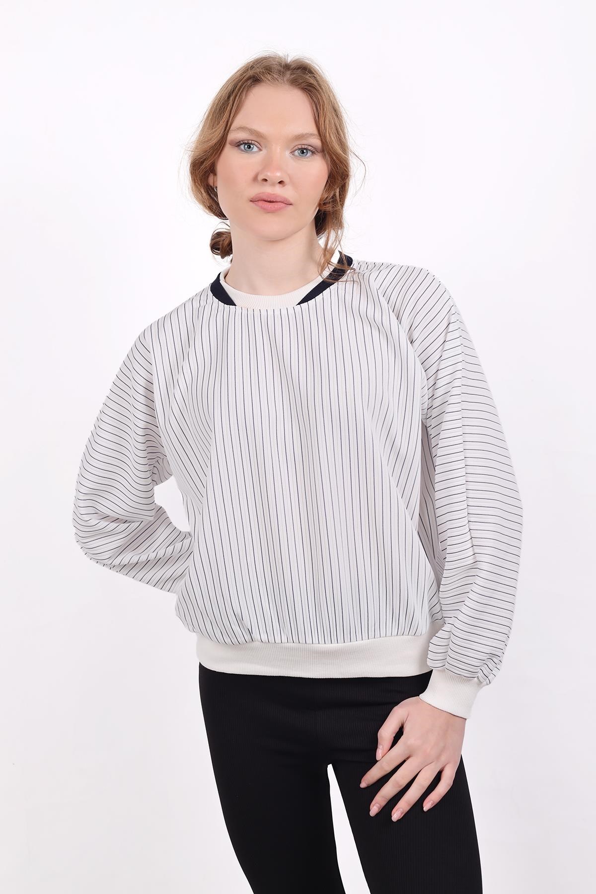 Laci Bisiklet Yaka Sweat 9166M