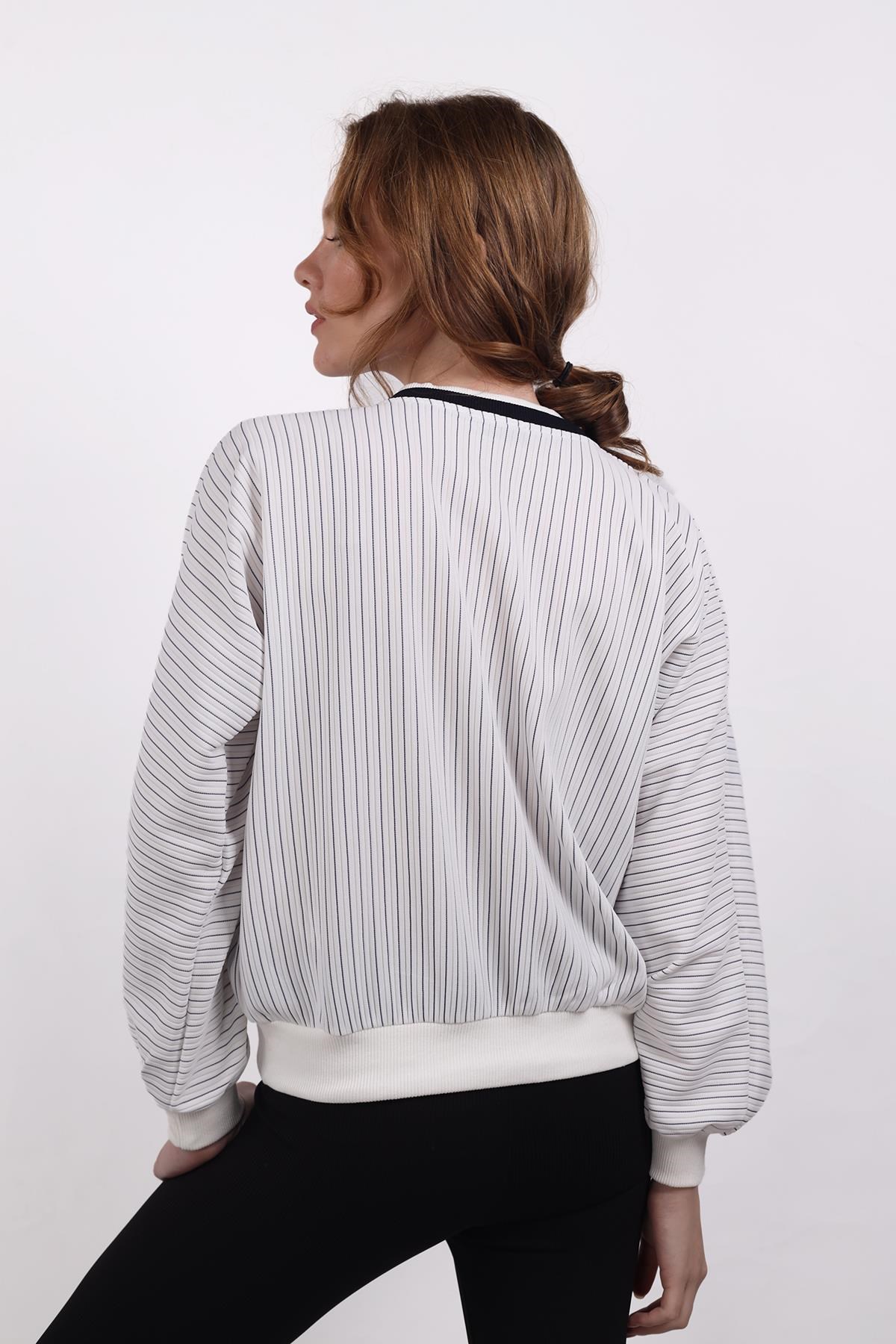 Laci Bisiklet Yaka Sweat 9166M