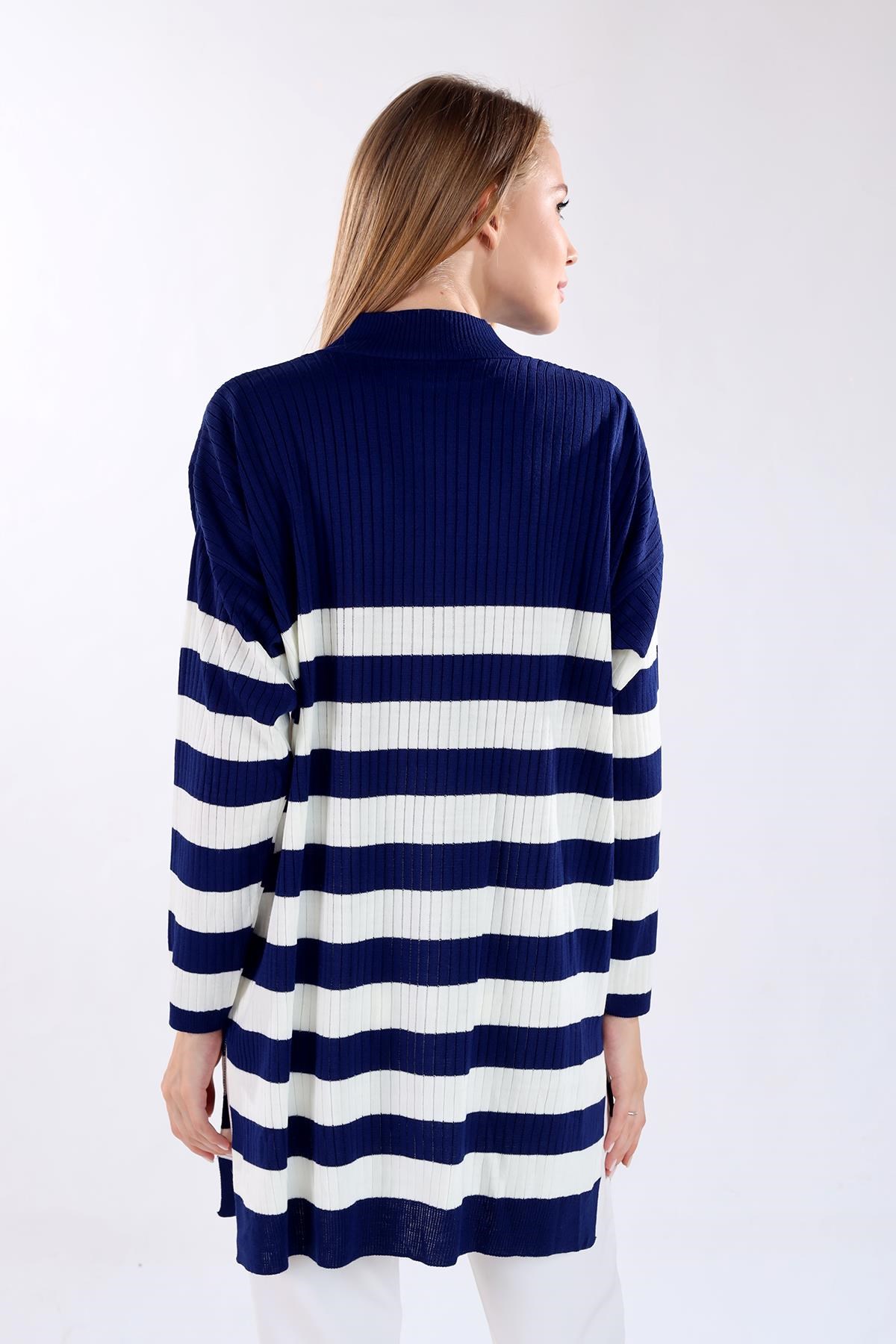 Laci Çizgili Triko Tunik 5330
