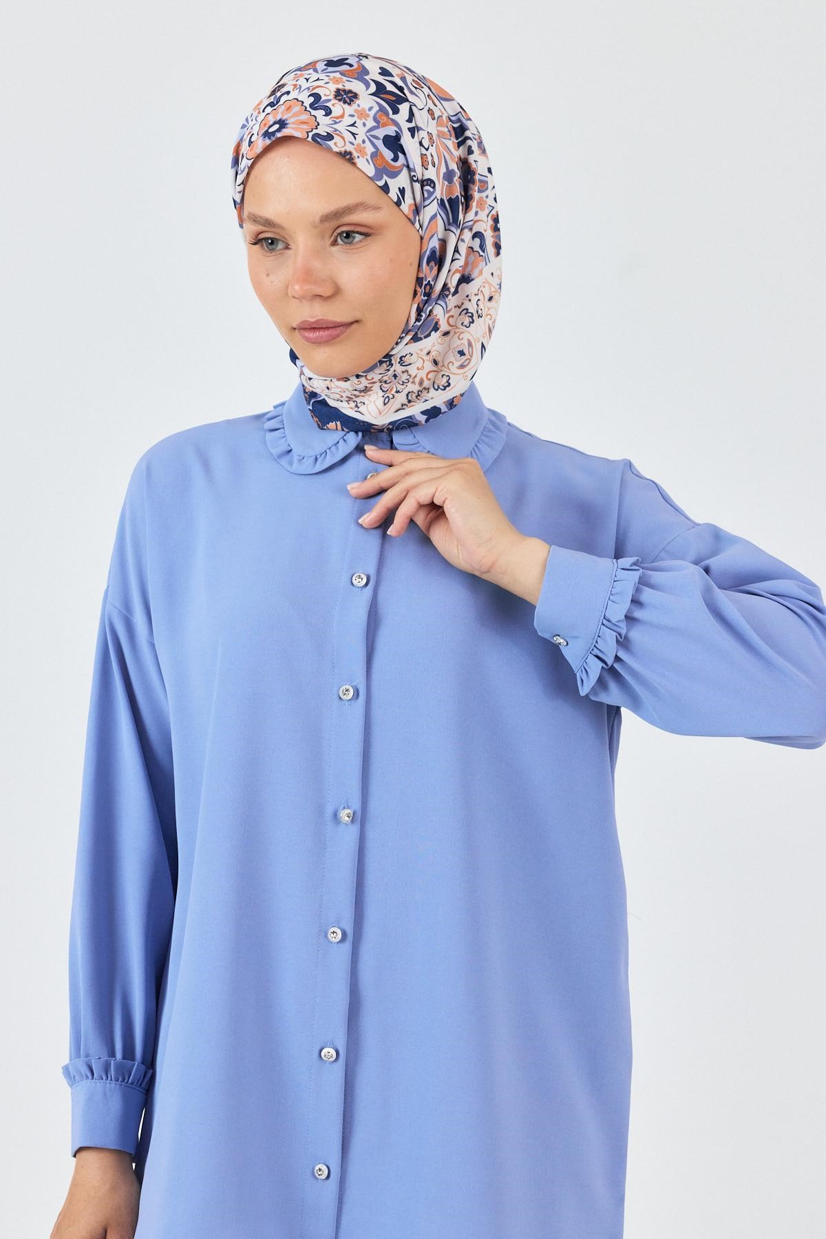 Laci Desenli Eşarp 3005