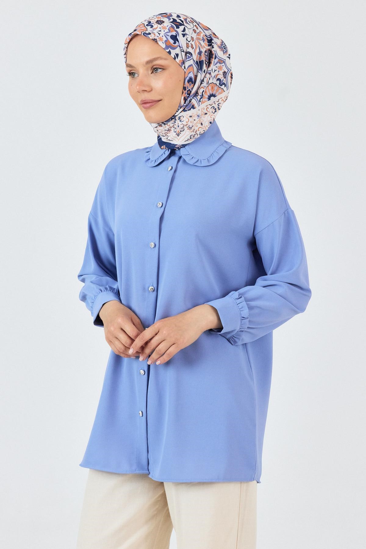 Laci Desenli Eşarp 3005